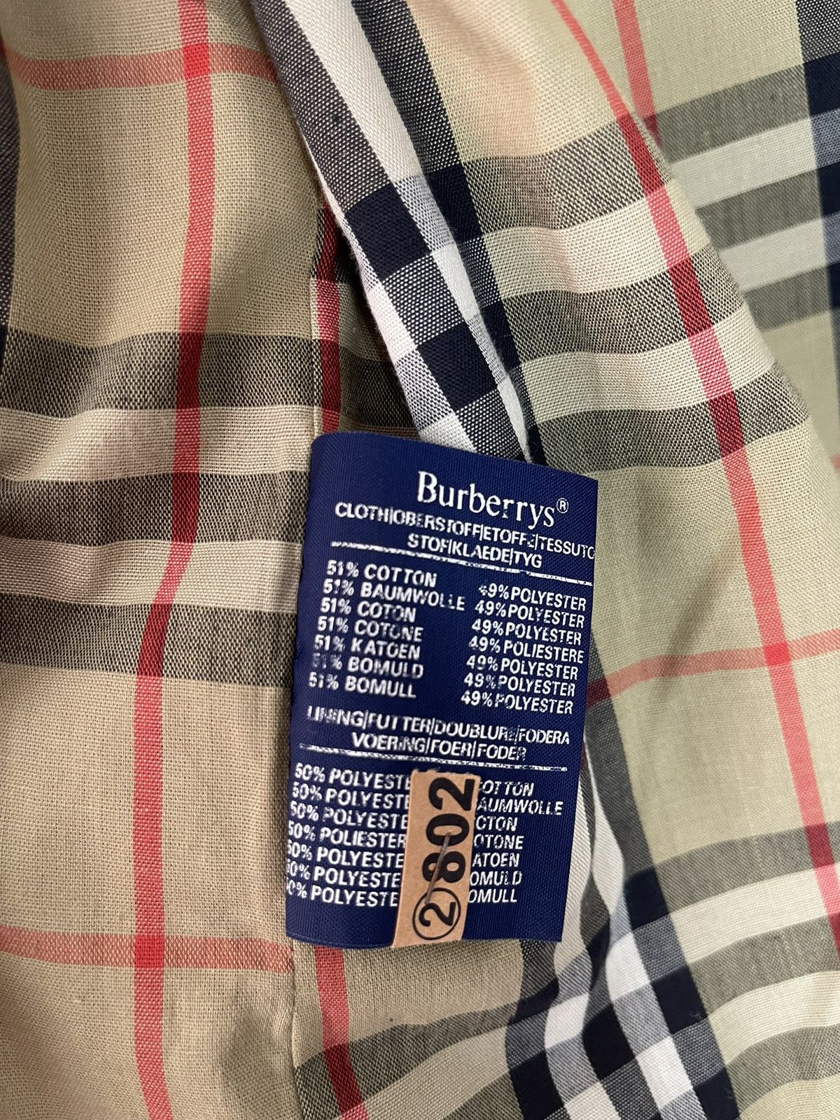 Burberry Prorsum VINTAGE ICONIC BURBERRYS LONDON NOVA CHECK TRENCH Size US M / EU 48-50 / 2 - 8 Thumbnail