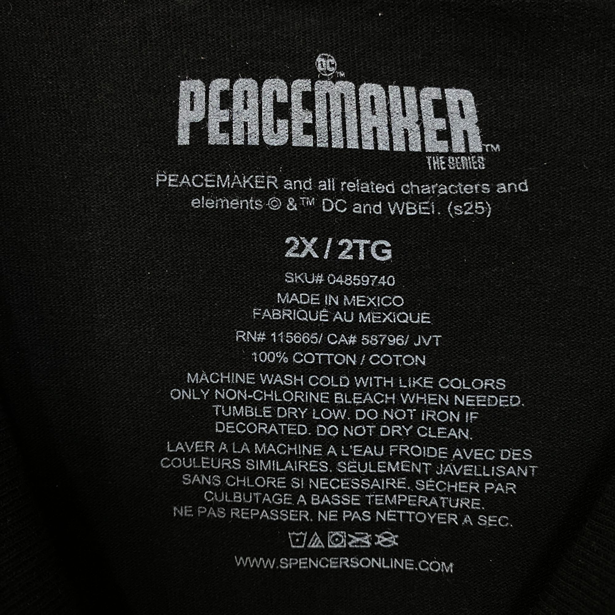 DC Comics DC Comics Peacemaker "Peace At Any Cost" Graphic T-Shirt 2XL Size US XXL / EU 58 / 5 - 4 Thumbnail