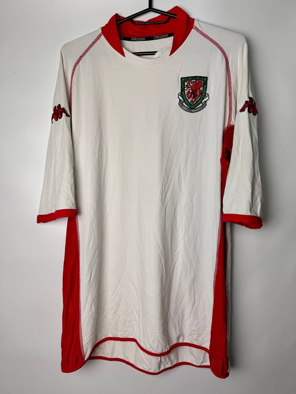 Kappa × Vintage Vintage Wales Away Football Shirt 2002/04 Soccer Jersey Size US XXL / EU 58 / 5 - 1 Thumbnail