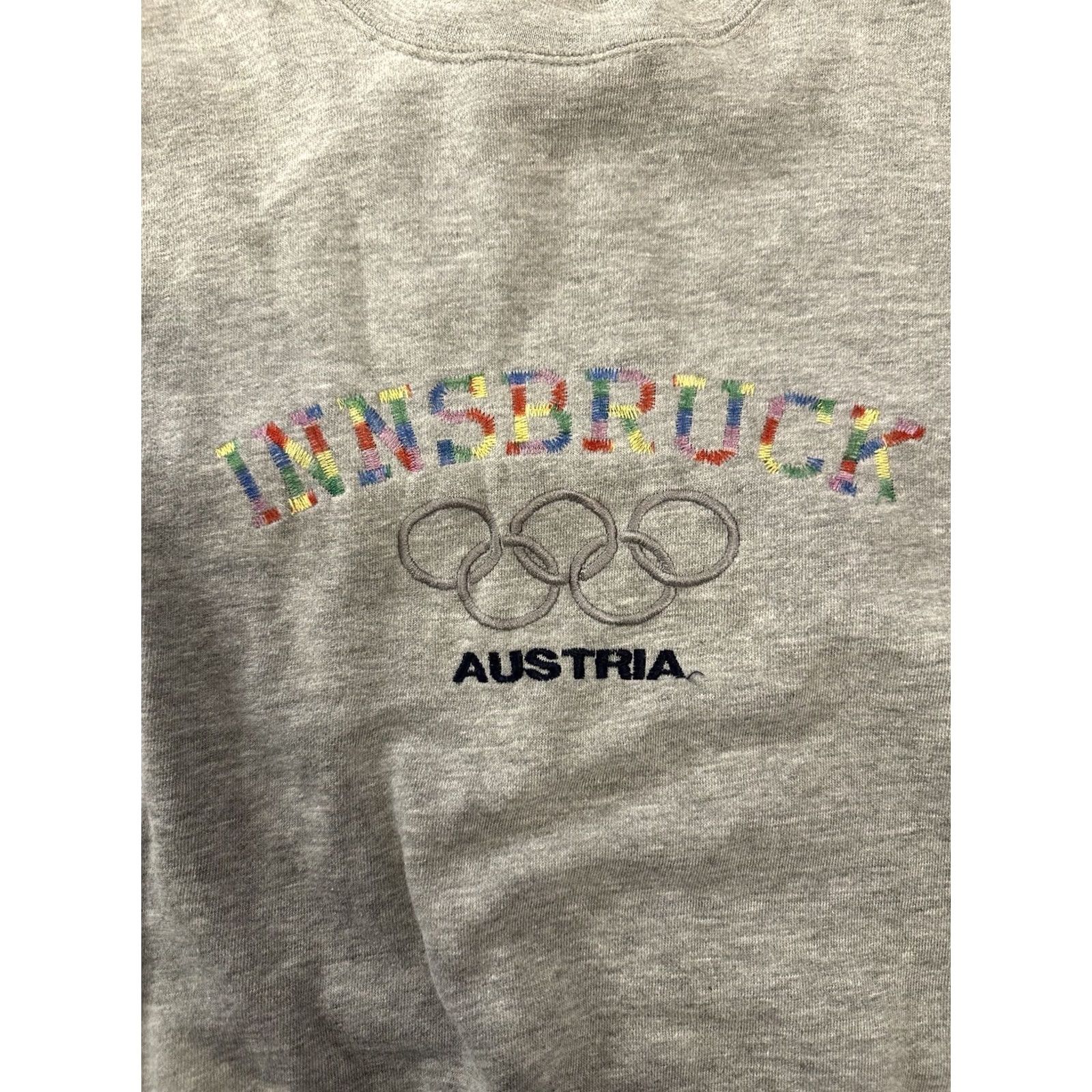 Vintage VINTAGE Innsbruck Austria Sweatshirt XL Crewneck Embroidered Size US XL / EU 56 / 4 - 2 Thumbnail