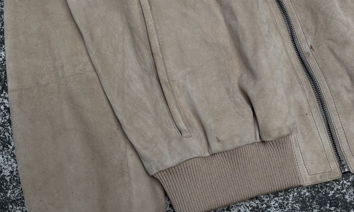 Prada 2009 Suede Leather Jacket Size US L / EU 52-54 / 3 - 5 Thumbnail