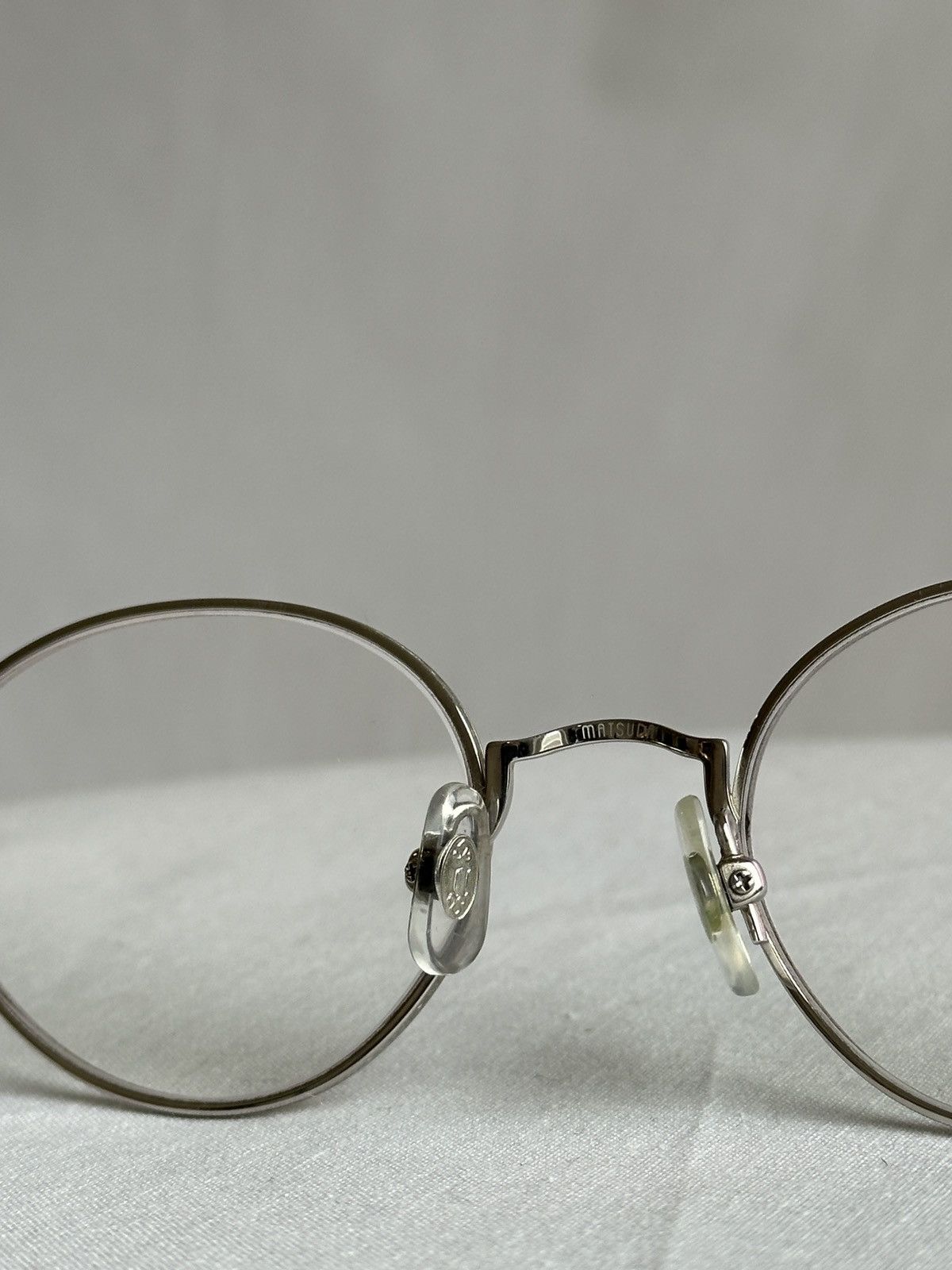 Matsuda Matsuda 10189H Palladium White titanium heritage glasses Size ONE SIZE - 10 Thumbnail