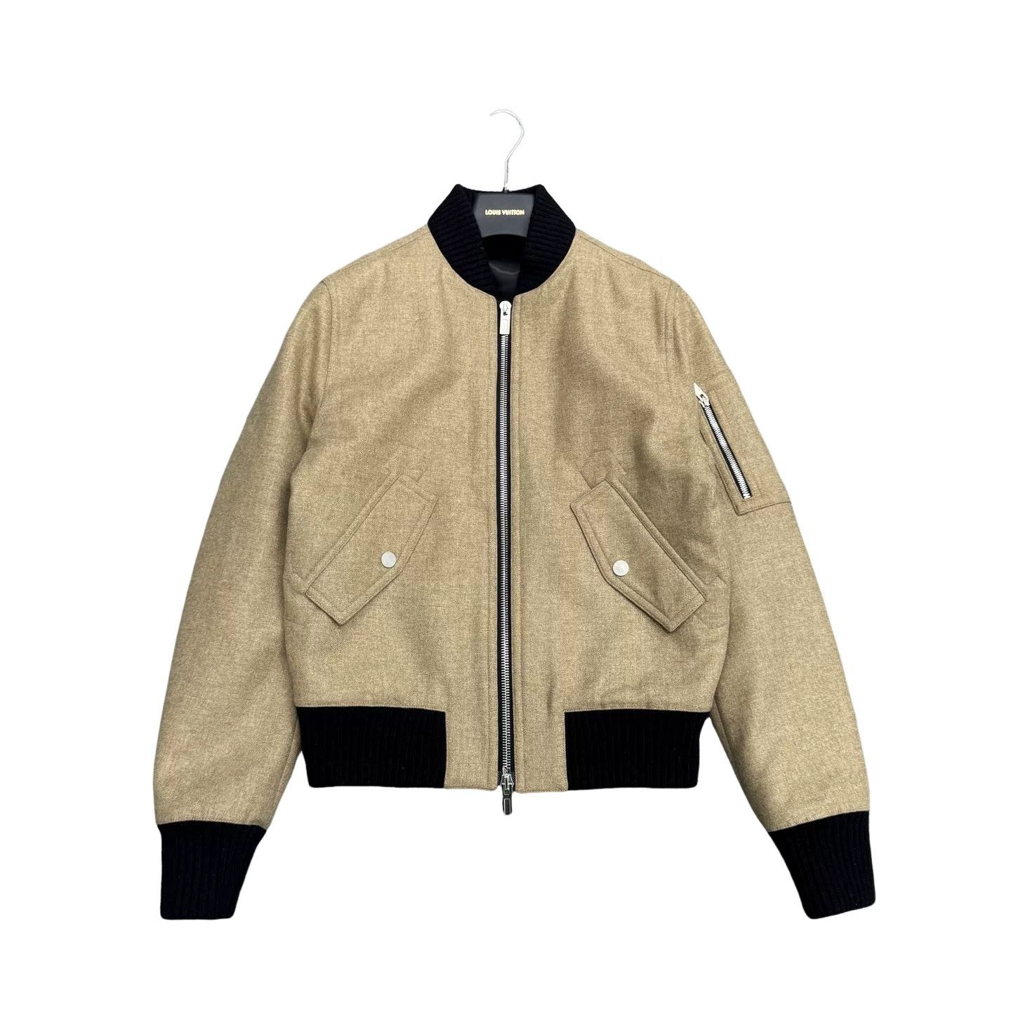 Hermes Hermes Wool Cashmere Bomber Jacket 48 Size US M / EU 48-50 / 2 - 1 Thumbnail