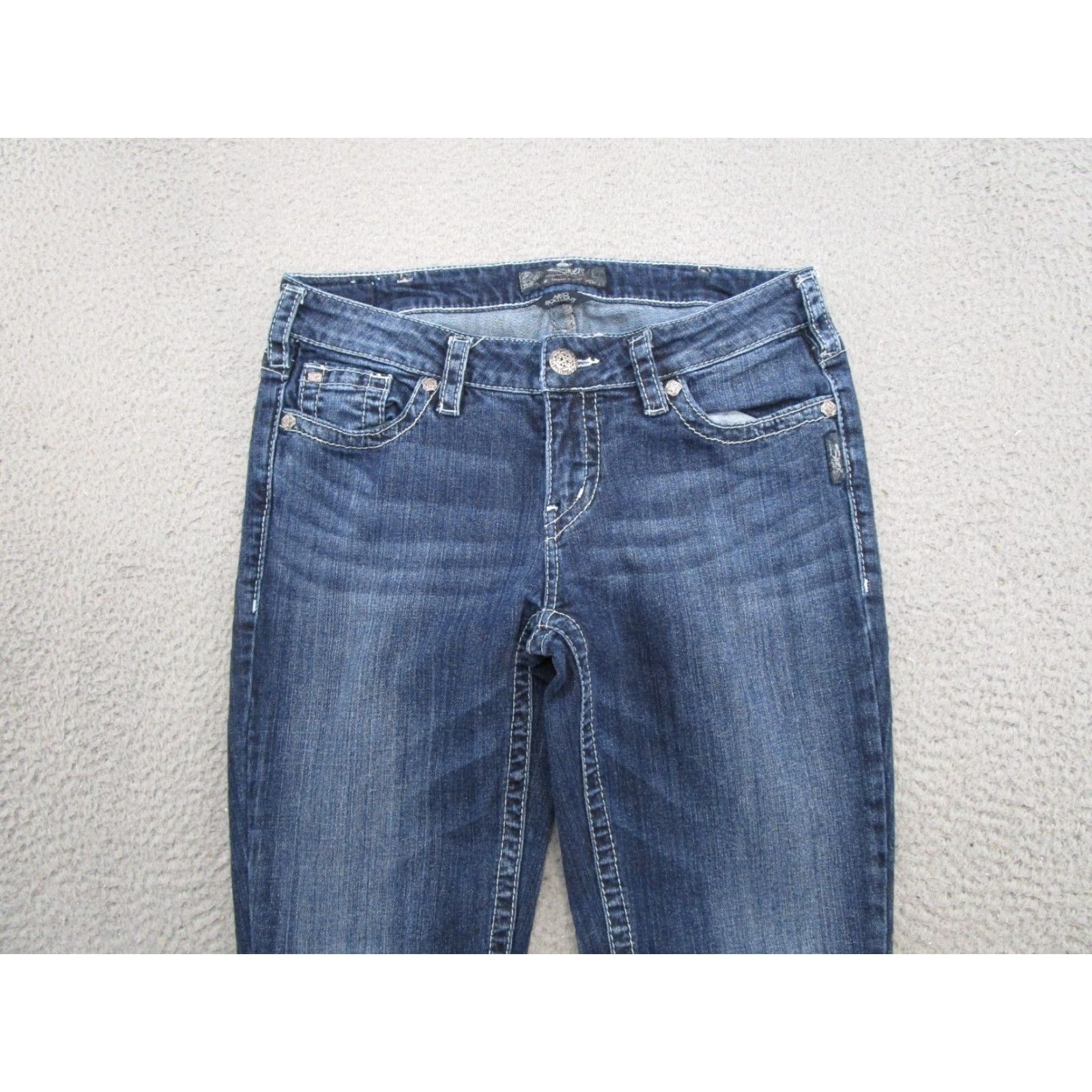 Silver Jeans Co. Silver Jeans Co Aiko Bootcut Blue Stretch Denim Jeans Women's 31x31 Y2K Size 31 Blue Bootcut Denim Women’s Jeans Y2K Stretch Aiko Silver Jeans Co Size 24" / US 00 / IT 34 - 3 Thumbnail