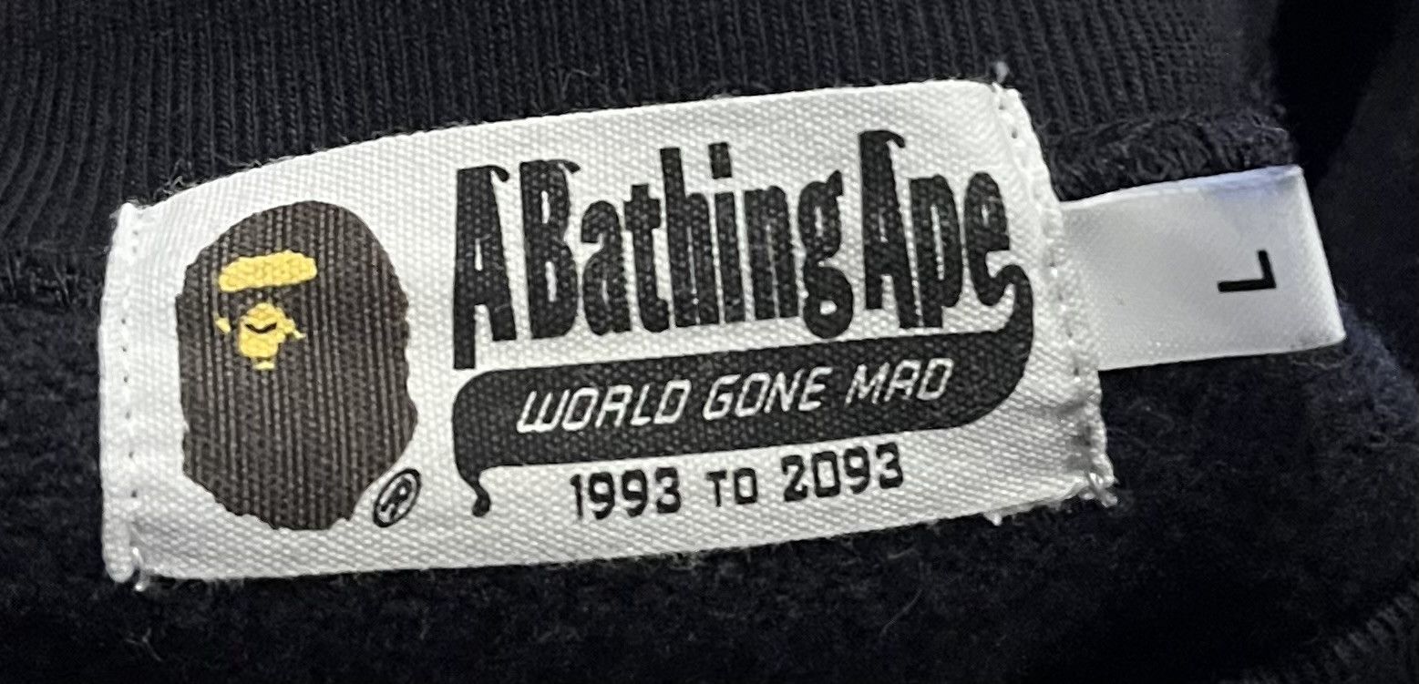 Bape Bape logo crew neck pullover sweatshirt Size US L / EU 52-54 / 3 - 5 Thumbnail