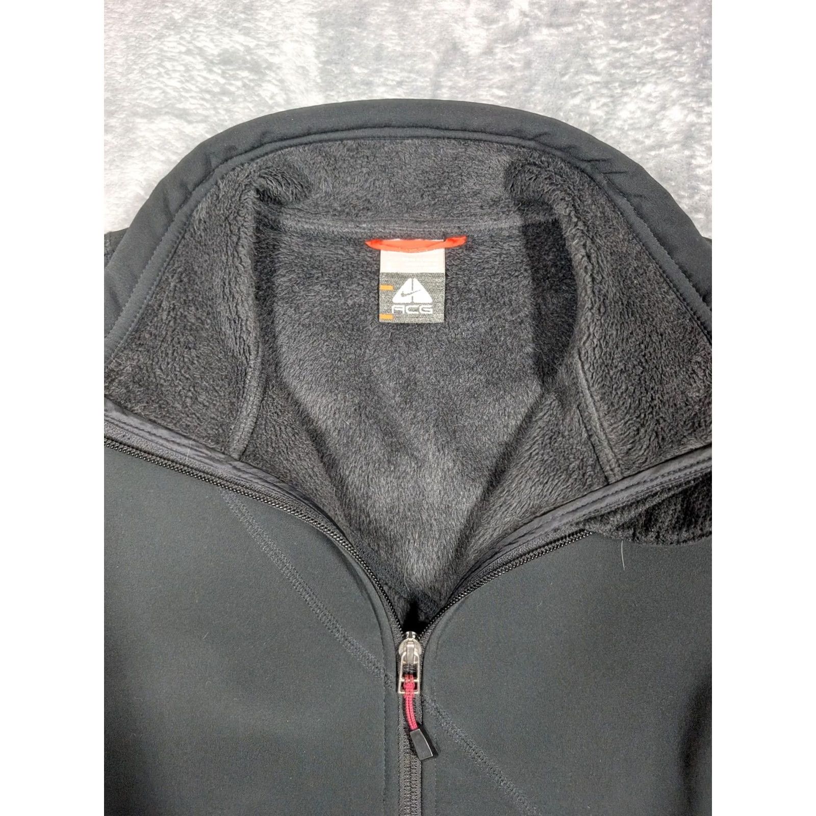 Vintage ACG Jacket Womens Large Black Softshell Full Zip Fleece Lined Hiking Outdoor Size L / US 10 / IT 46 - 7 Thumbnail