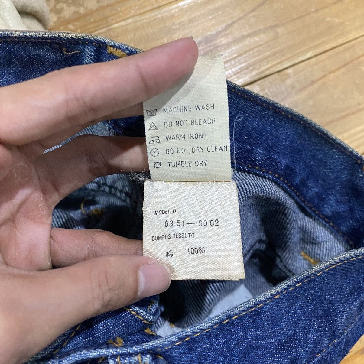 Designer × Giorgio Armani × Vintage Vintage Giorgio Armani denim Jeans NEW OLD STOCK‼️ Size US 28 / EU 44 - 16 Thumbnail