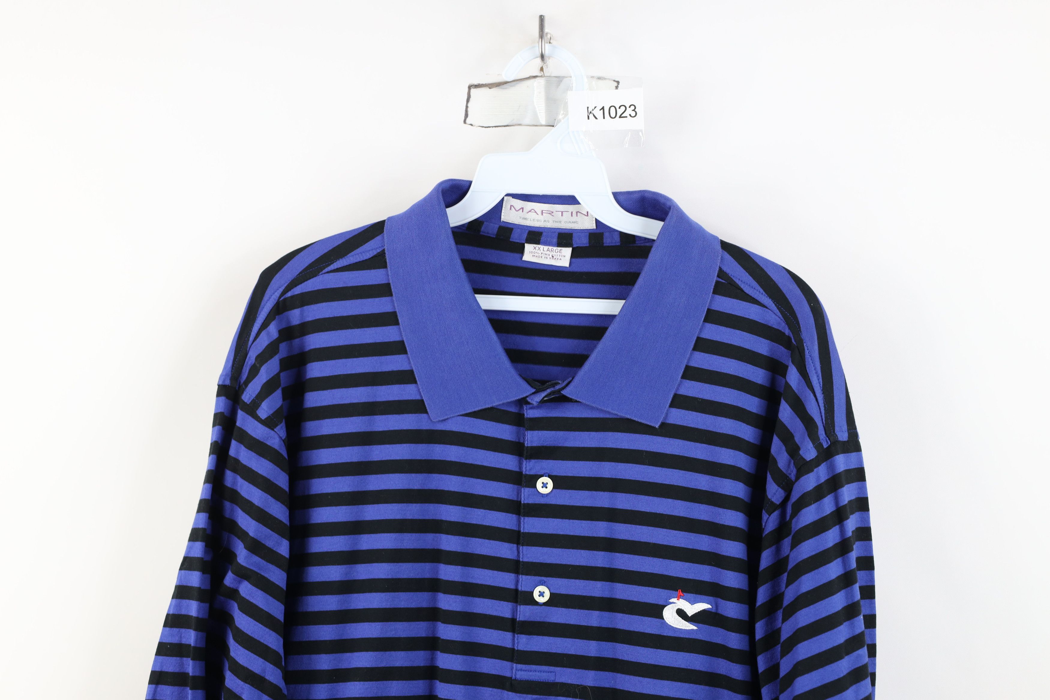 Vintage Vintage 90s Y2K Valley Golf Club Collared Polo Shirt Blue Size US XXL / EU 58 / 5 - 2 Thumbnail