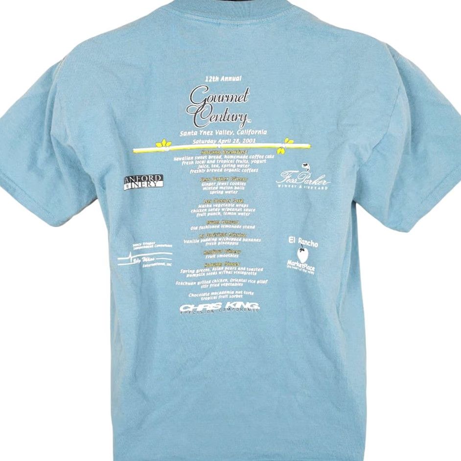Gildan VINTAGE Gildan T-Shirt Mens Medium Blue Short Sleeve Crew Neck Size US M / EU 48-50 / 2 - 4 Thumbnail