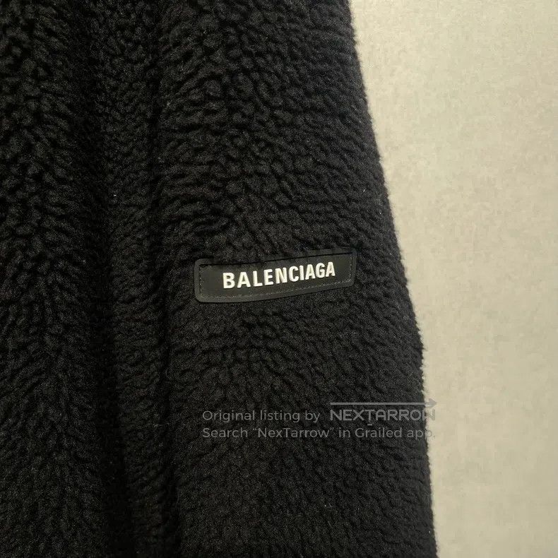 Balenciaga Balenciaga Side logo teddy fleece jacket Size US S / EU 44-46 / 1 - 5 Thumbnail