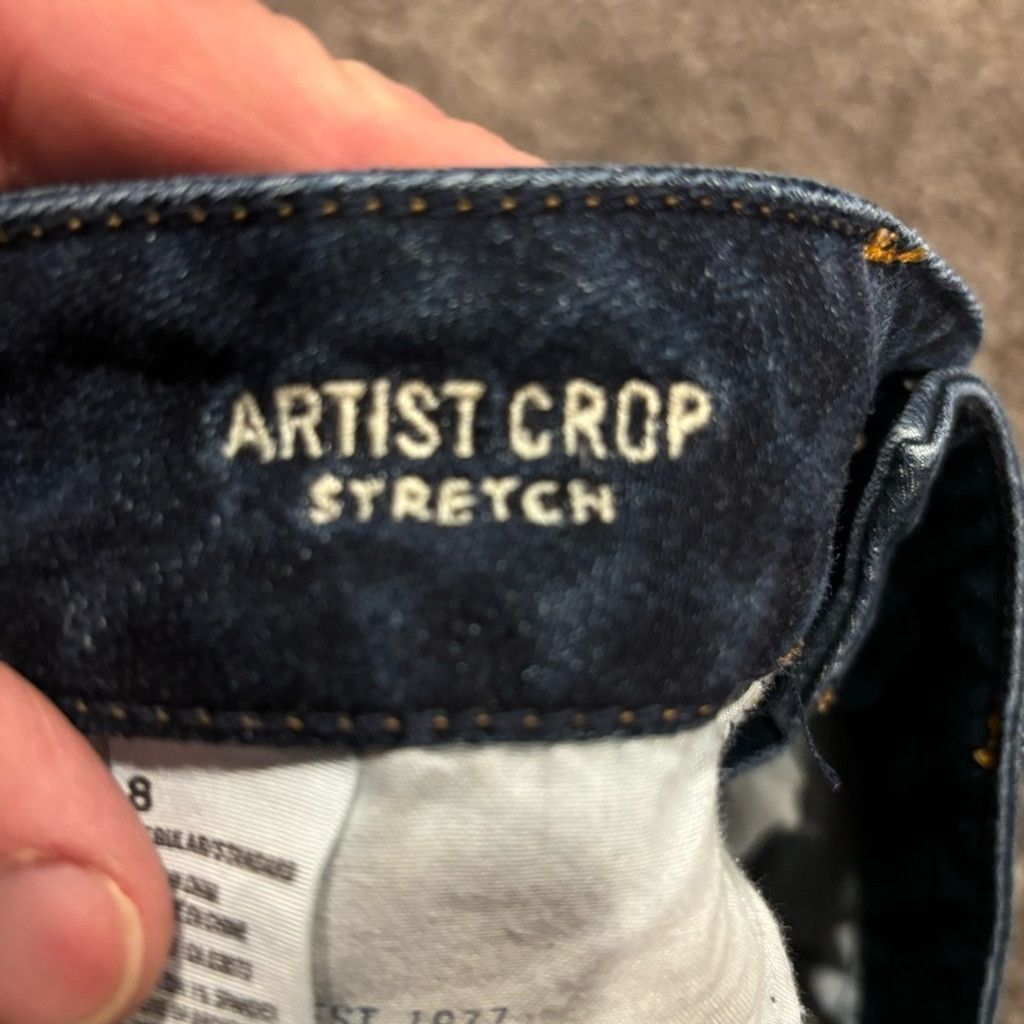 American Eagle Outfitters Women’s American Eagle Crop Jeans Size 30" / US 8 / IT 44 - 2 Thumbnail