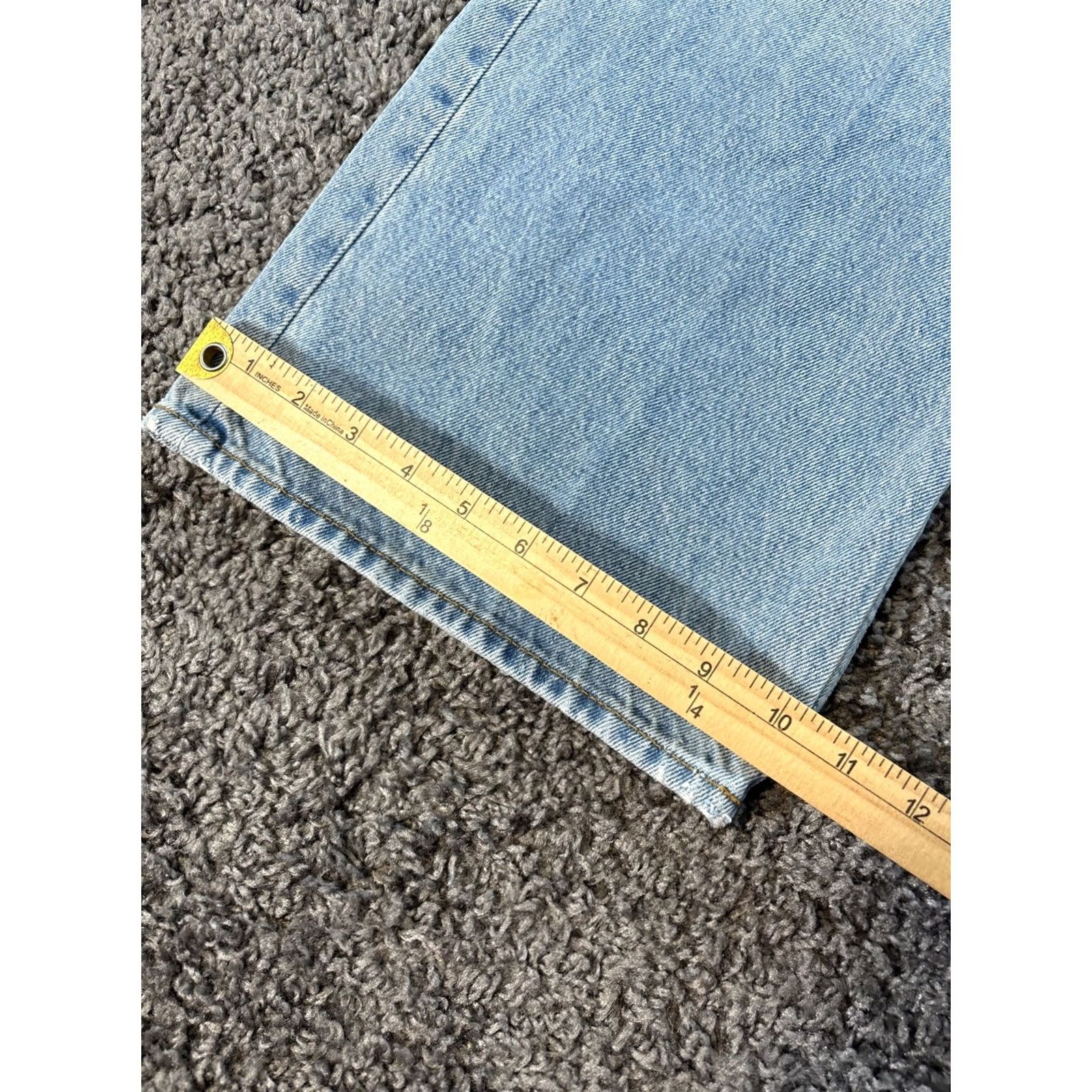 Abercrombie & Fitch VINTAGE Abercrombie & Fitch The Slouchy Mid Rise Jean Womens 36x28 Baggy Wide Blue 36 Inseam 28 90s Womens Jeans Wide-Leg Azul? Size 25" / US 0 / IT 36 - 3 Thumbnail