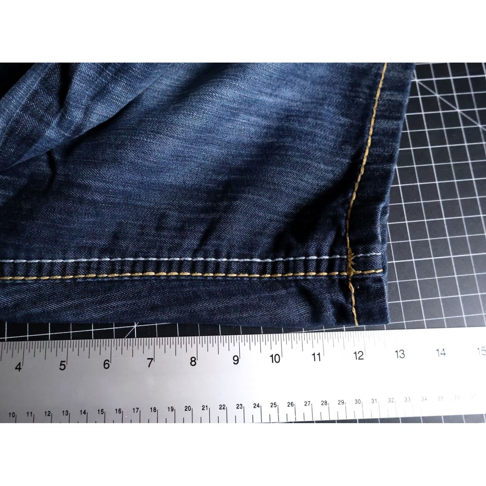 Southpole Southpole Denim Bermuda Shorts Men 30 x 12 Dark Blue Embroidered 5180 Vintage Size US 30 / EU 46 - 6 Thumbnail