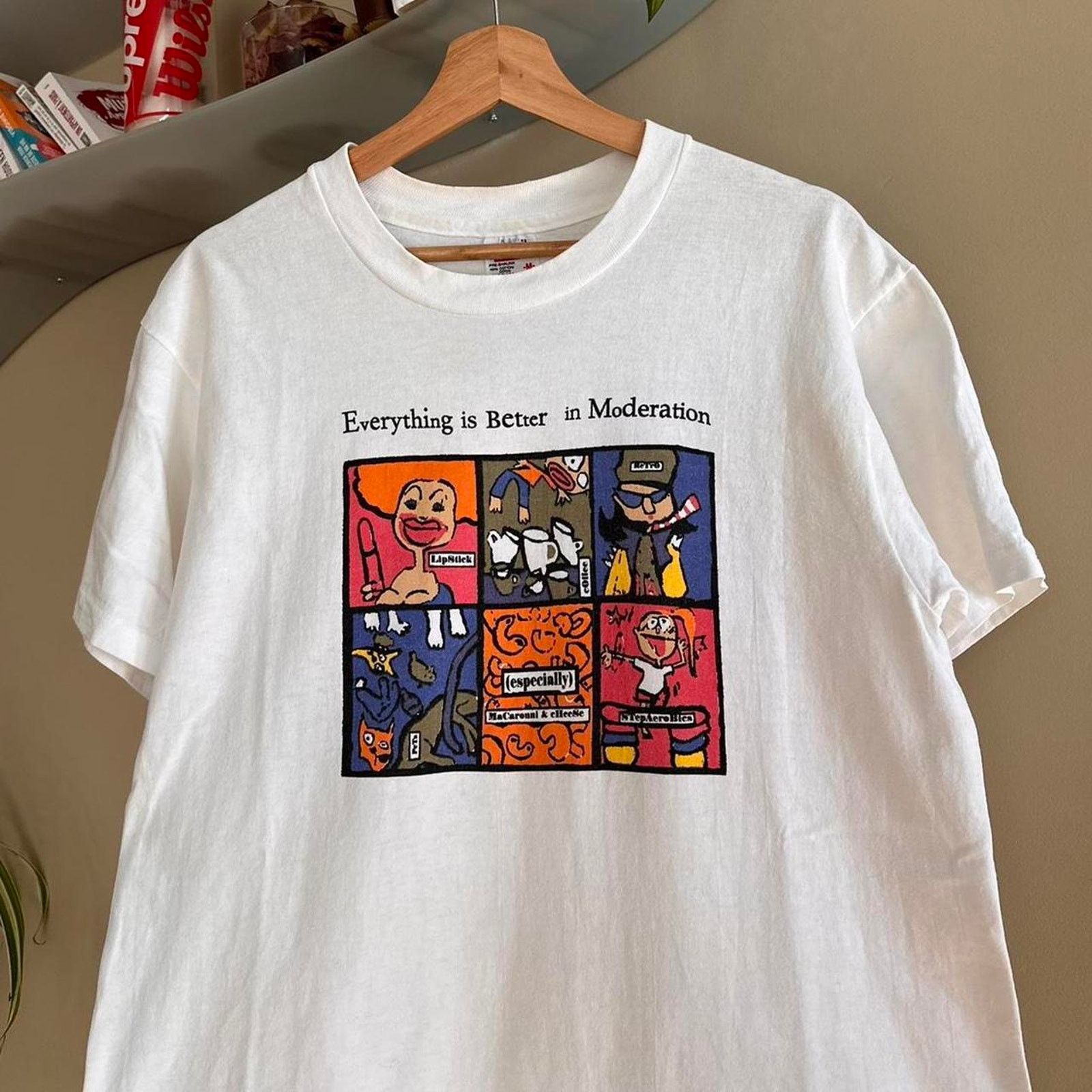 Anvil × Vintage Vintage Drugs Addiction Promo Shirt Size US M / EU 48-50 / 2 - 2 Thumbnail
