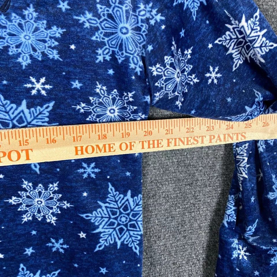 Nautica Nautica Sleep Shirt Women's Small Fleece Snowflakes S Size S / US 4 / IT 40 - 5 Thumbnail