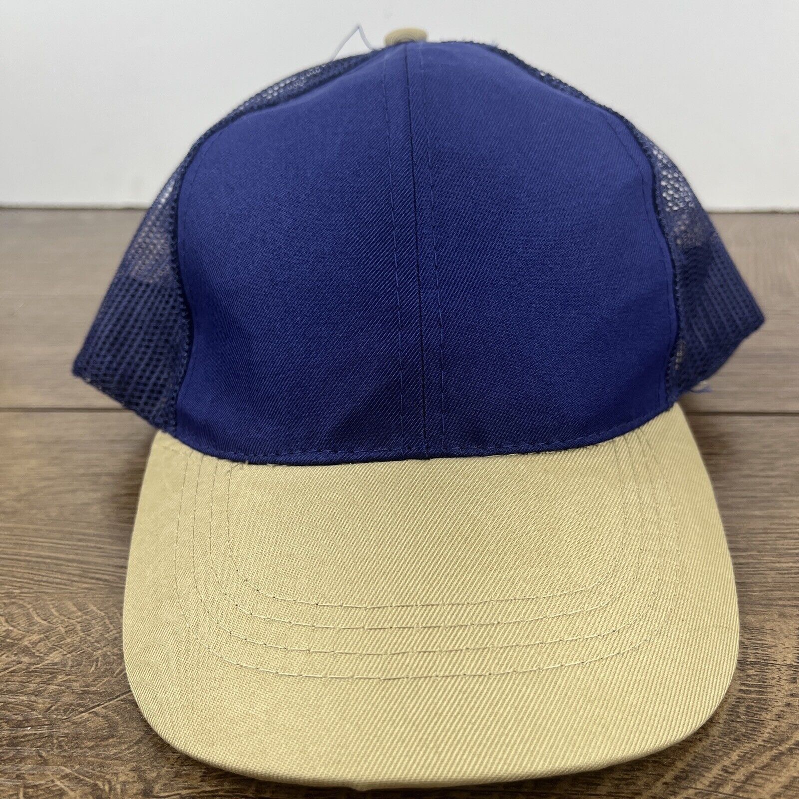 Other Blue Tan Baseball Hat Blue Hat Adjustable Adult Size Blue Ha Size ONE SIZE - 2 Thumbnail