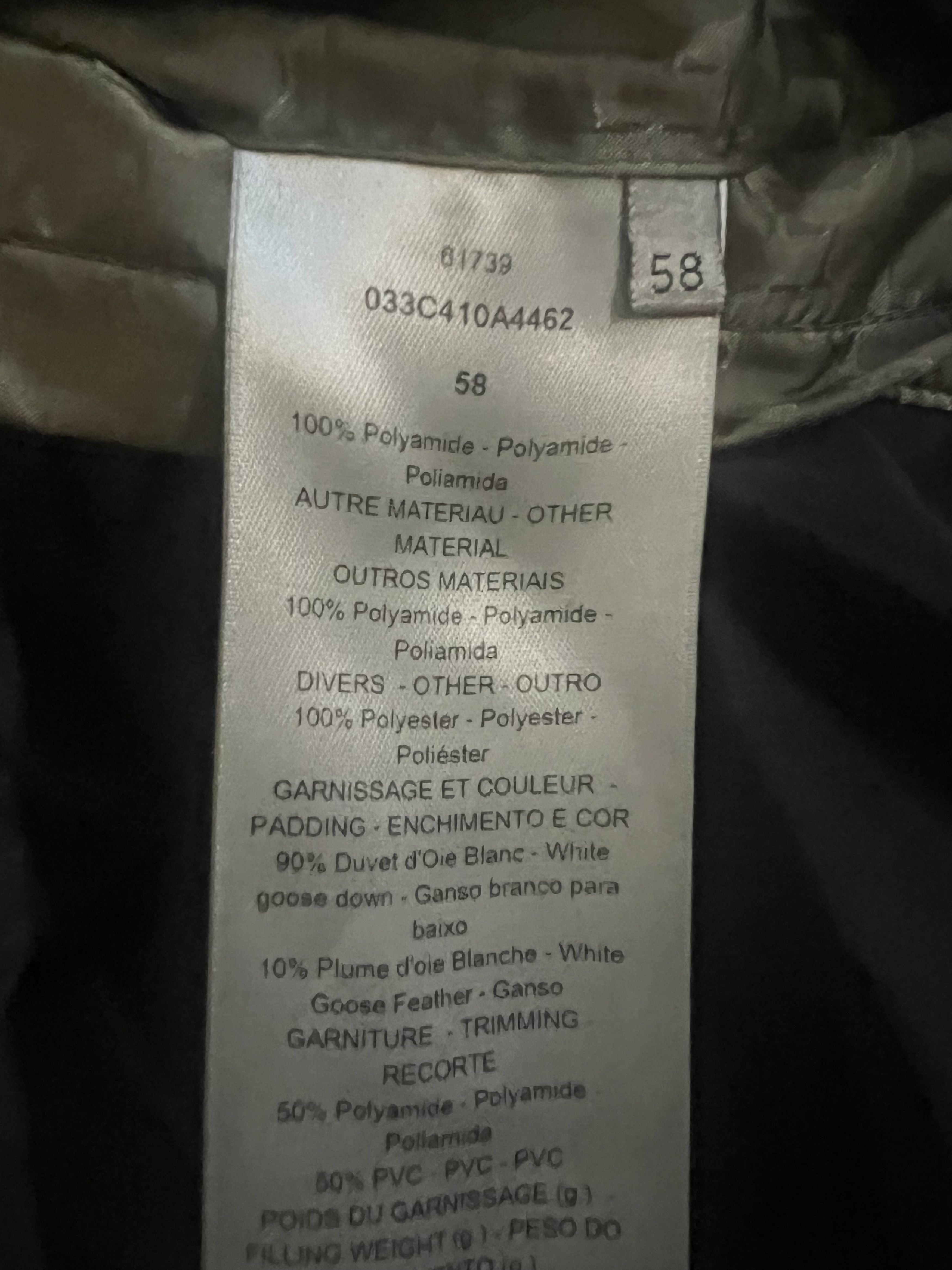 Dior Dior Olive Oblique Puffer Vest Size US XXL / EU 58 / 5 - 8 Thumbnail