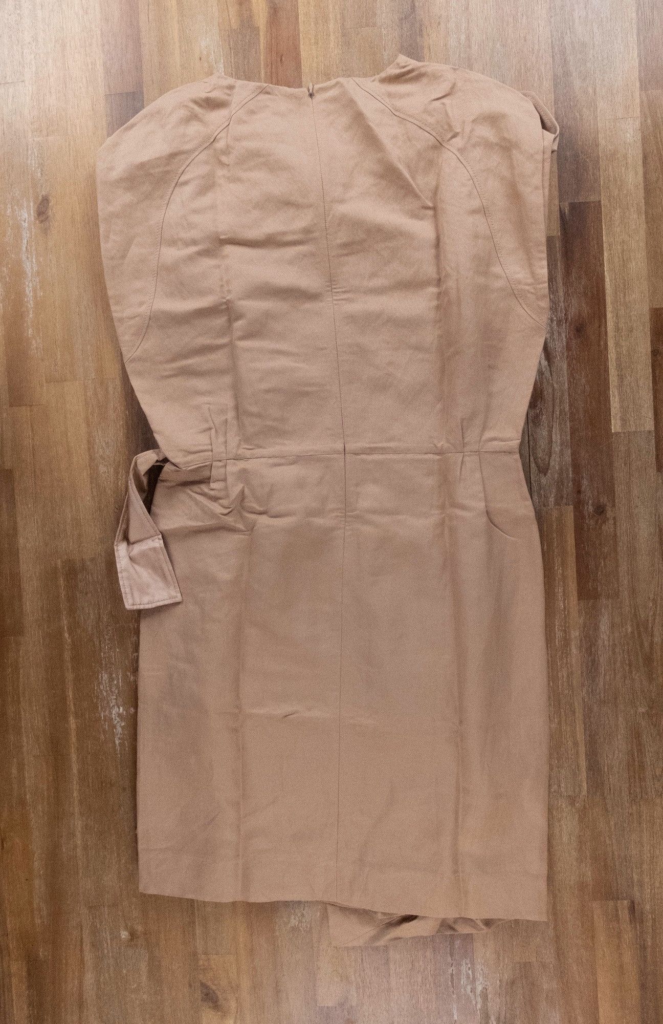 Viktor & Rolf VIKTOR & ROLF beige linen cotton belted sheath dress 8 44 Size M / US 6-8 / IT 42-44 - 11 Thumbnail