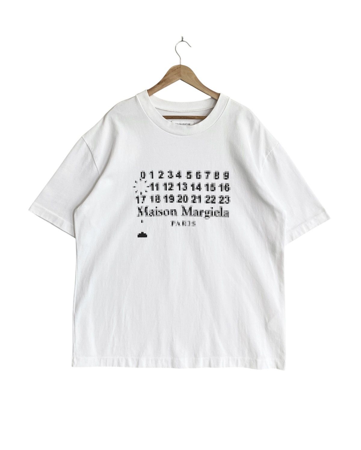 Vintage Maison Martin Margiela Blurry Big Logo T-shirt 2000s