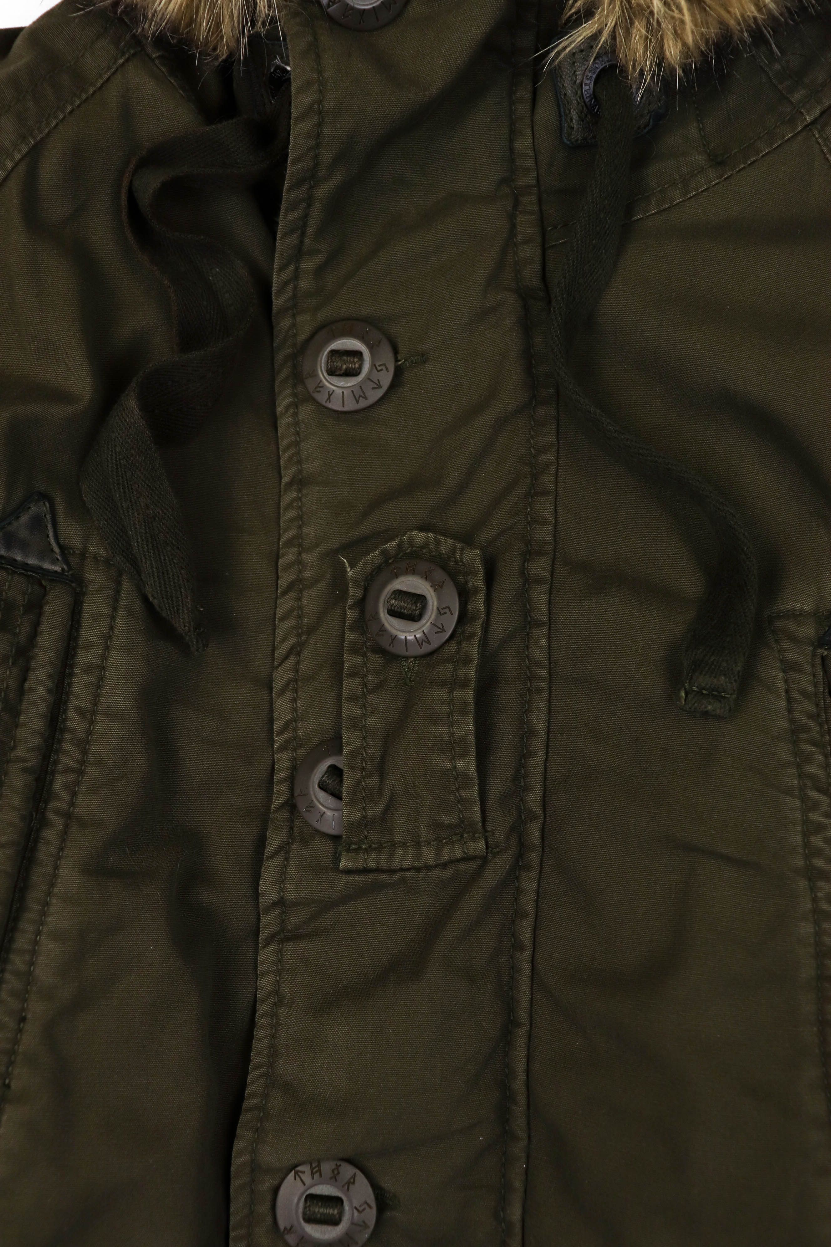 Vintage Thor Steinar Pfadfinder Nordic Comp. Khaki Hooded Parka Size US XL / EU 56 / 4 - 6 Thumbnail