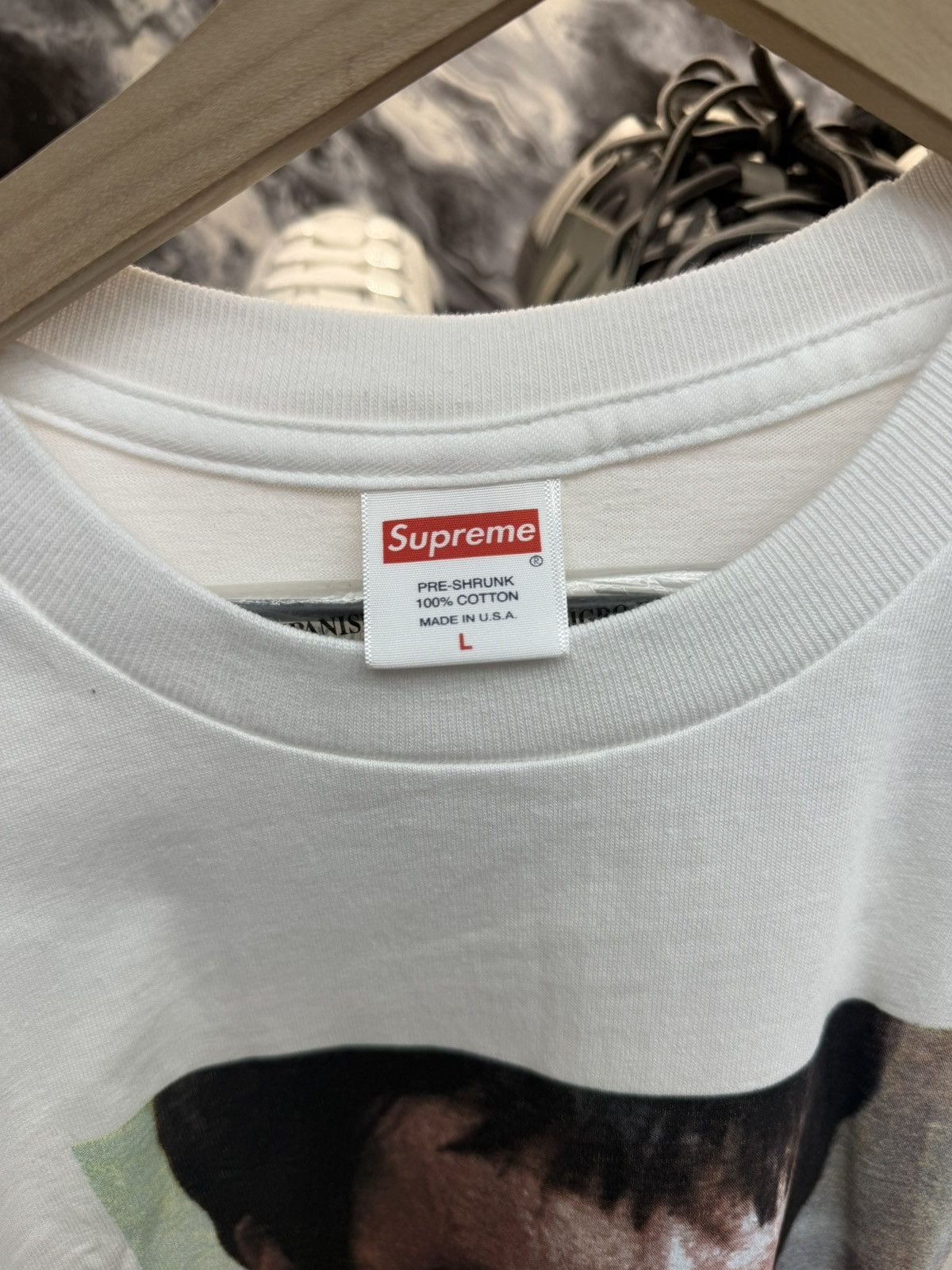 Supreme Supreme Scarface Shower Tee White Size US L / EU 52-54 / 3 - 7 Thumbnail