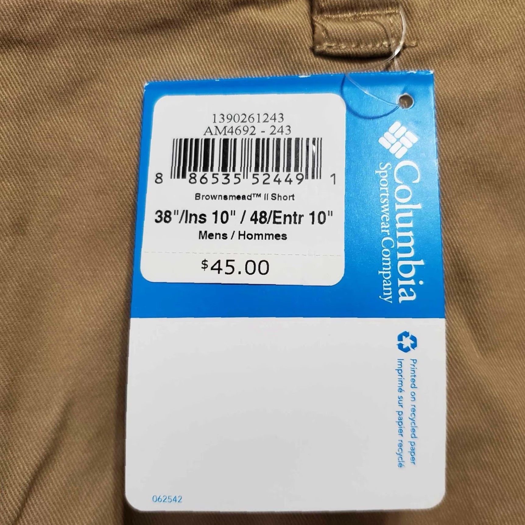 Vintage VINTAGE Columbia Omni Shade Mens Shorts 38 W 10 L UPF 50 Sun Protection Fishing NWT 5 Size US 38 / EU 54 - 4 Thumbnail