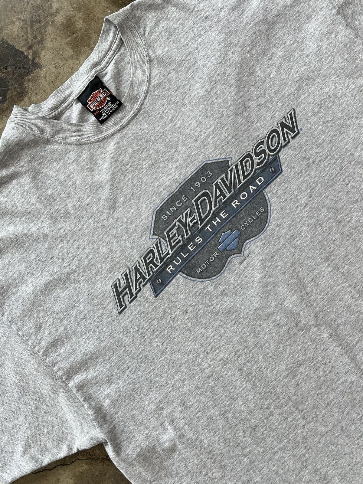 Harley Davidson × Vintage Vintage Harley Davidson 2001 House Milwaukee Motorcycle 2XL Size US XXL / EU 58 / 5 - 1 Thumbnail