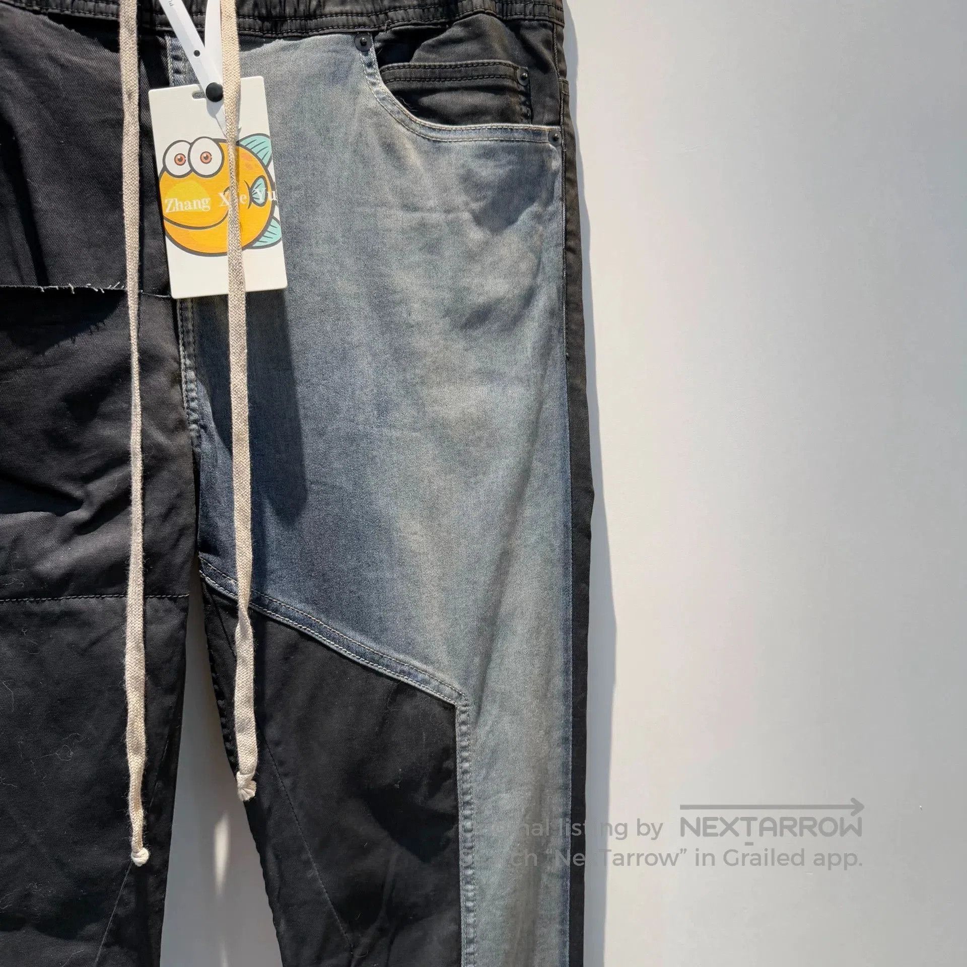 Rick Owens rare rick owens waxed denim pants. Size US 43 - 2 Thumbnail
