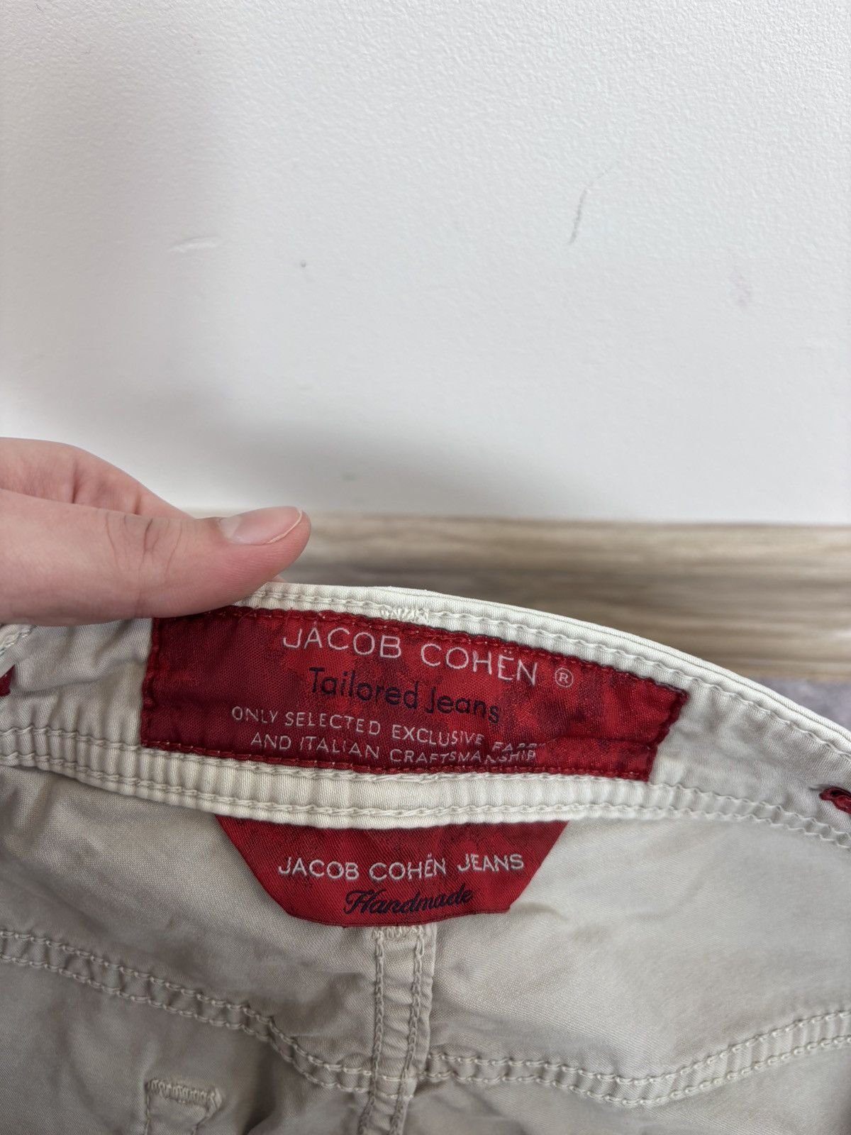Jacob Cohen Jacob Cohen J613 Comf Vintage Men’s Beige Jeans Pants Size US 30 / EU 46 - 12 Thumbnail