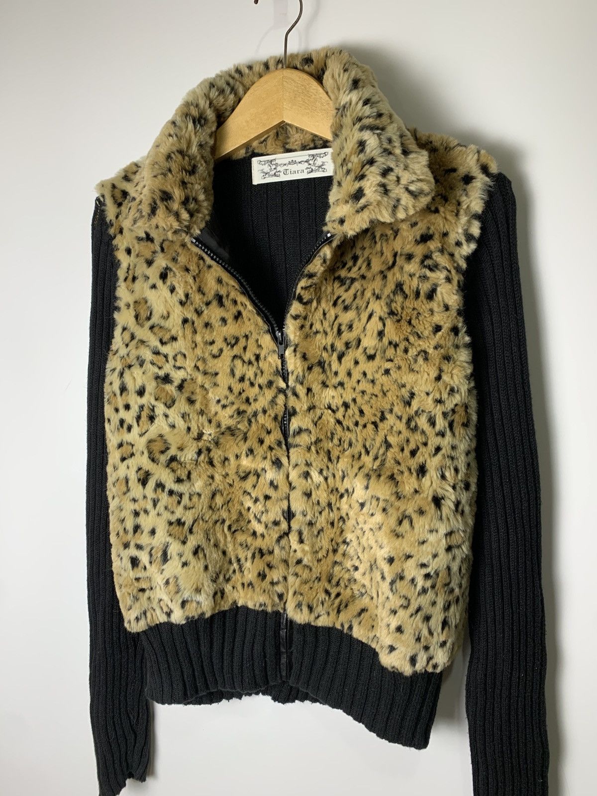 14th Addiction × Japanese Brand × KMRii grunge style leopard knit fur Diara y2k Size US S / EU 44-46 / 1 - 3 Thumbnail