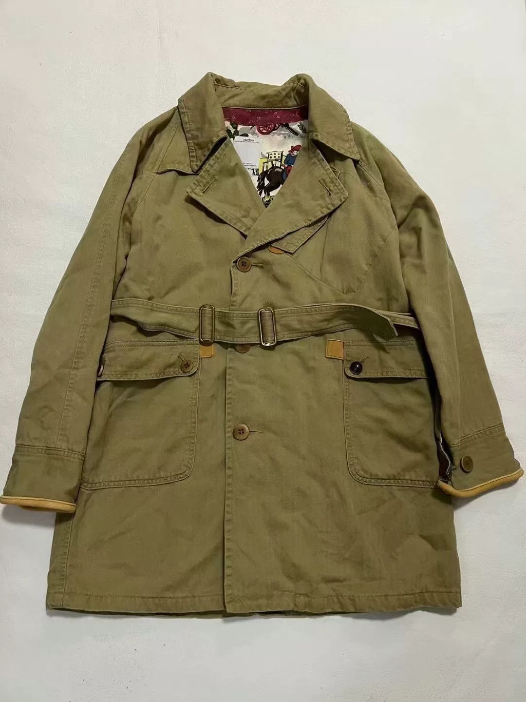 Visvim visvim 14AW HENDEE TRENCH HERRINGBONE Size US S / EU 44-46 / 1 - 1 Thumbnail