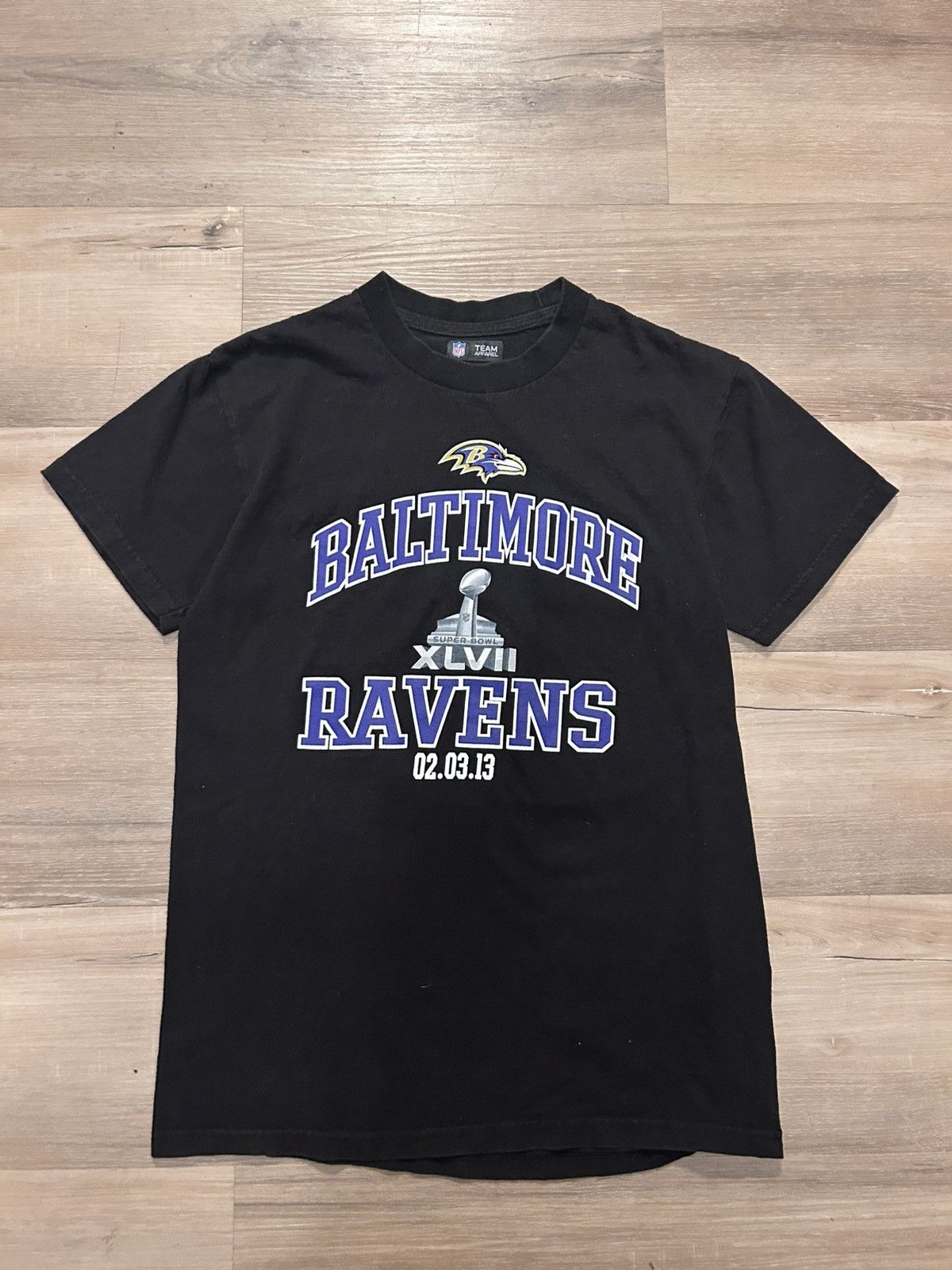 NFL 2013 Baltimore Ravens Super Bowl Tee Size US S / EU 44-46 / 1 - 2 Thumbnail