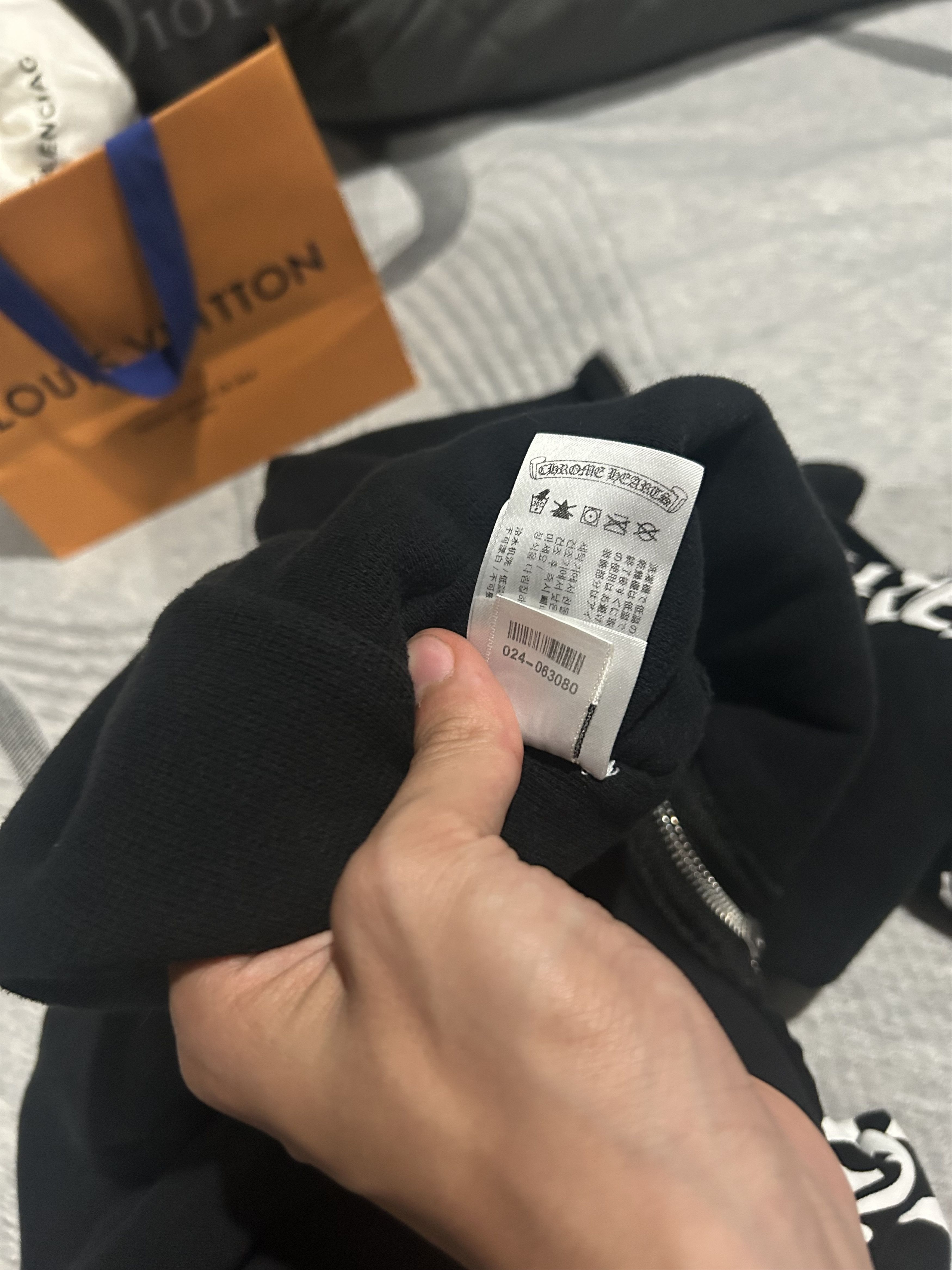 Chrome Hearts Chrome Hearts Vertical Logo Zip Up Hoodie Black Size US M / EU 48-50 / 2 - 3 Thumbnail