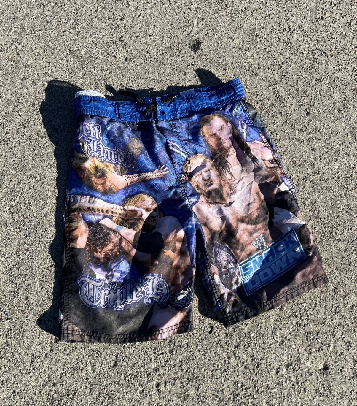 Vintage Y2K 2000’s VTG Vintage WWE Smackdown Wrestling Retro Shorts Size US 28 / EU 44 - 1 Thumbnail