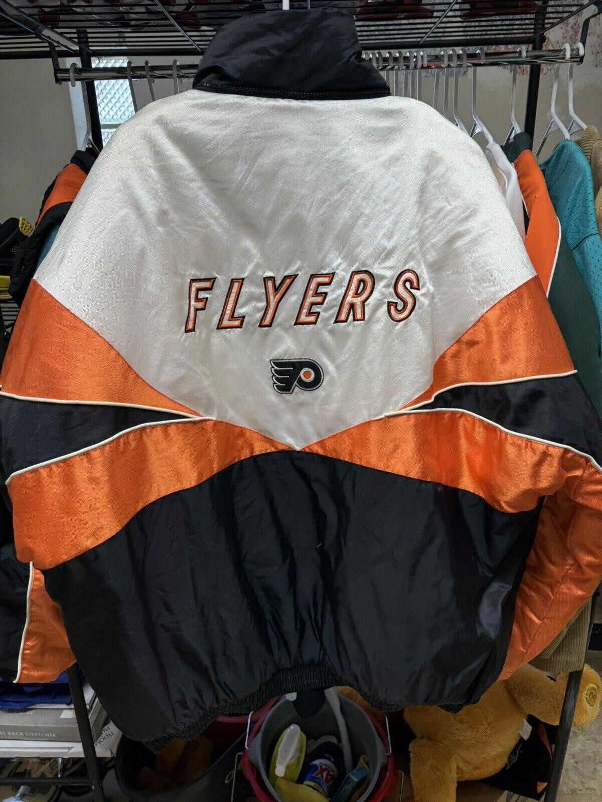 NHL × Pro Player × Vintage Vintage NHL Philadelphia Flyers Pro Player Jacket Size US XL / EU 56 / 4 - 6 Thumbnail