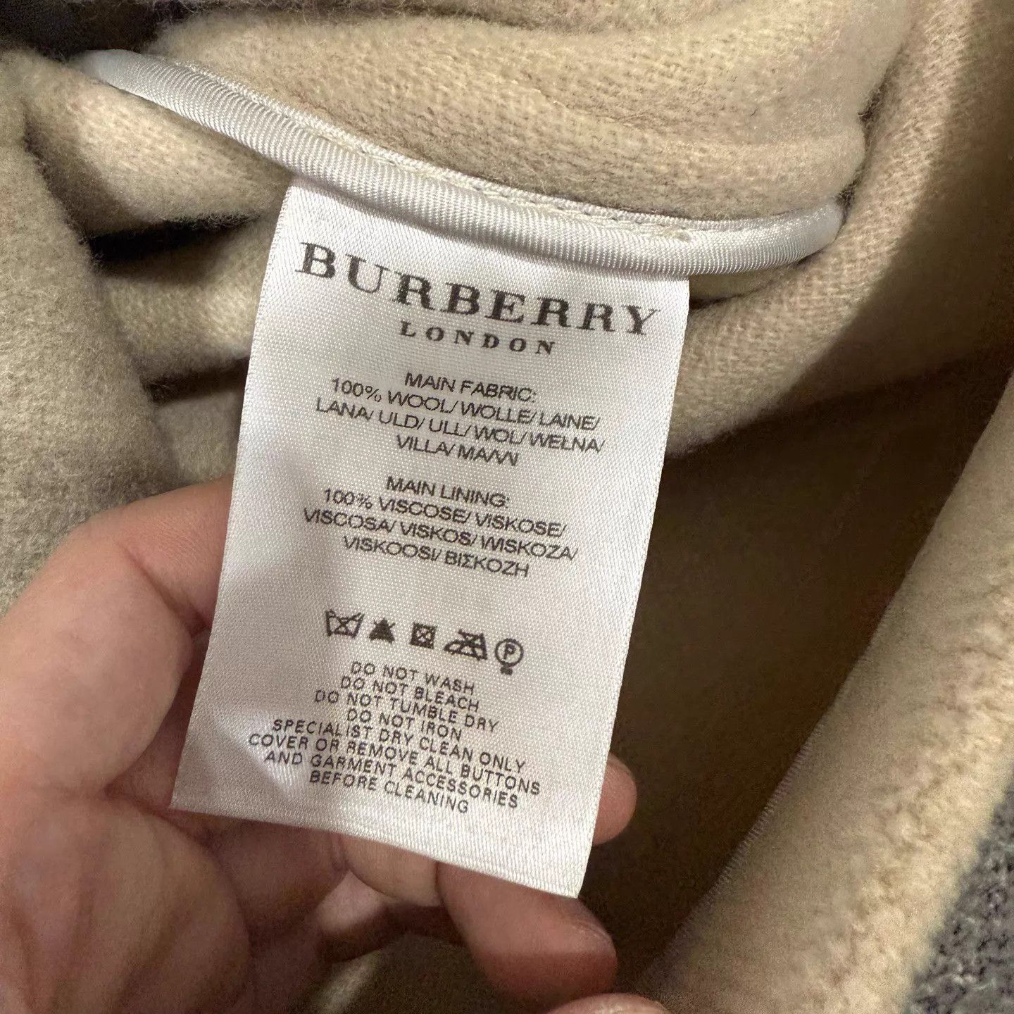 Burberry Burberry khaki wool coat UK8 99 new Size S / US 4 / IT 40 - 4 Thumbnail