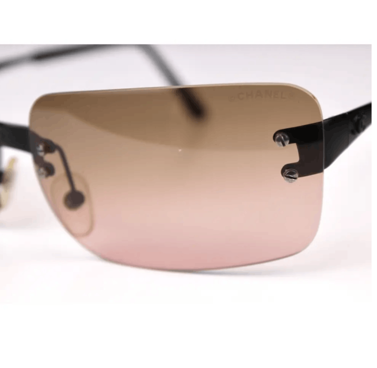 Chanel CHANEL SUNGLASSES 4005 CC Wrap Metal Vintage 4017 Iconic Size ONE SIZE - 4 Thumbnail