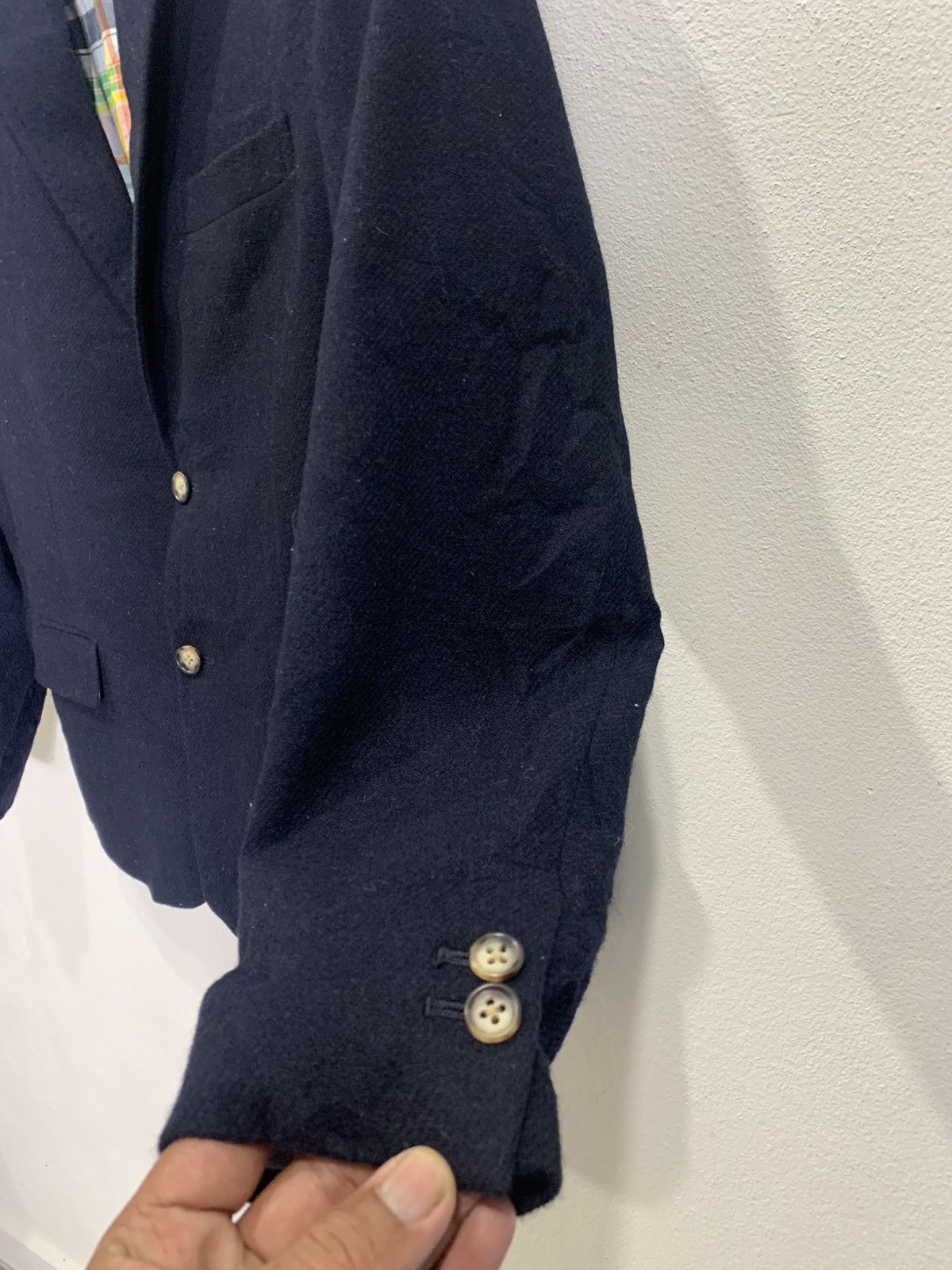 Thom Browne KOE By Thom Browne Wool Navy Blazer Jacket Size US L / EU 52-54 / 3 - 8 Thumbnail
