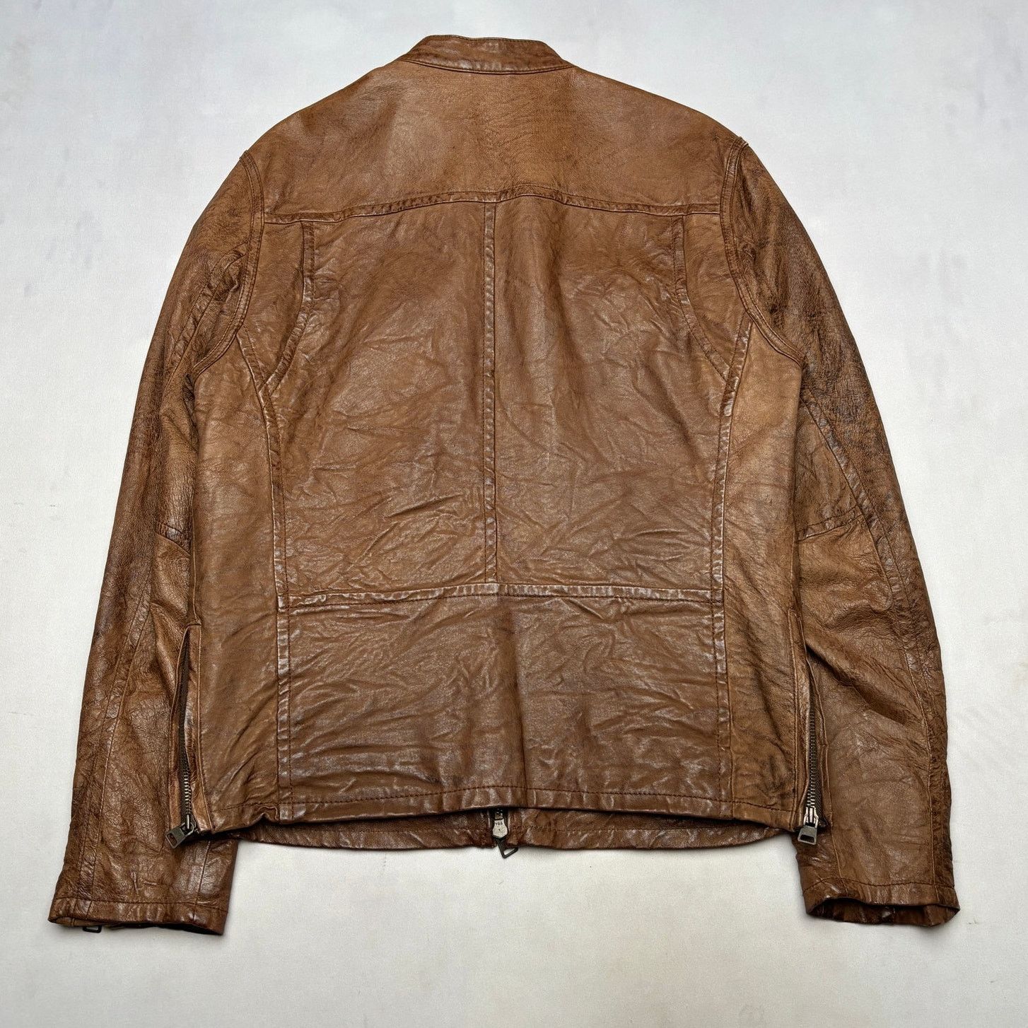 Levi's Vintage Levi's Cafe Racer Leather Jacket Capital E Men's M Size US M / EU 48-50 / 2 - 3 Thumbnail