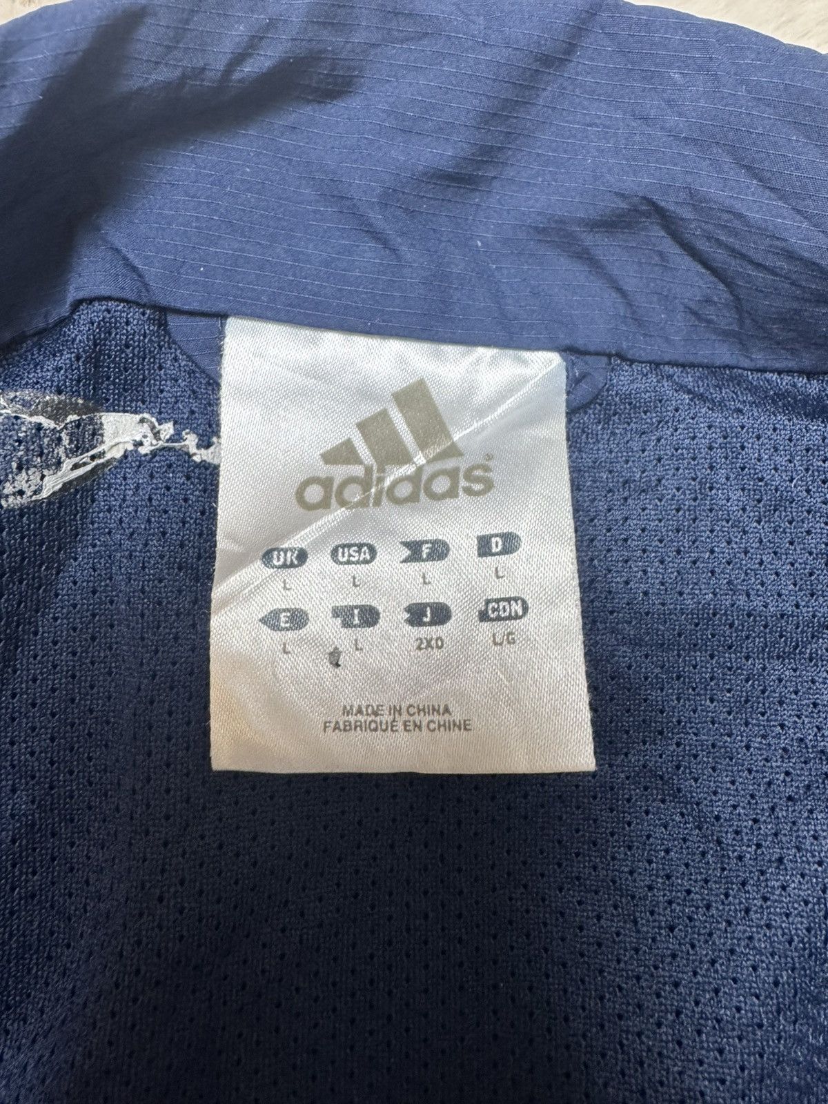 Adidas Adidas x New York Yankees Windbreaker—Rare Vintage 2007 Navy Size US L / EU 52-54 / 3 - 6 Thumbnail