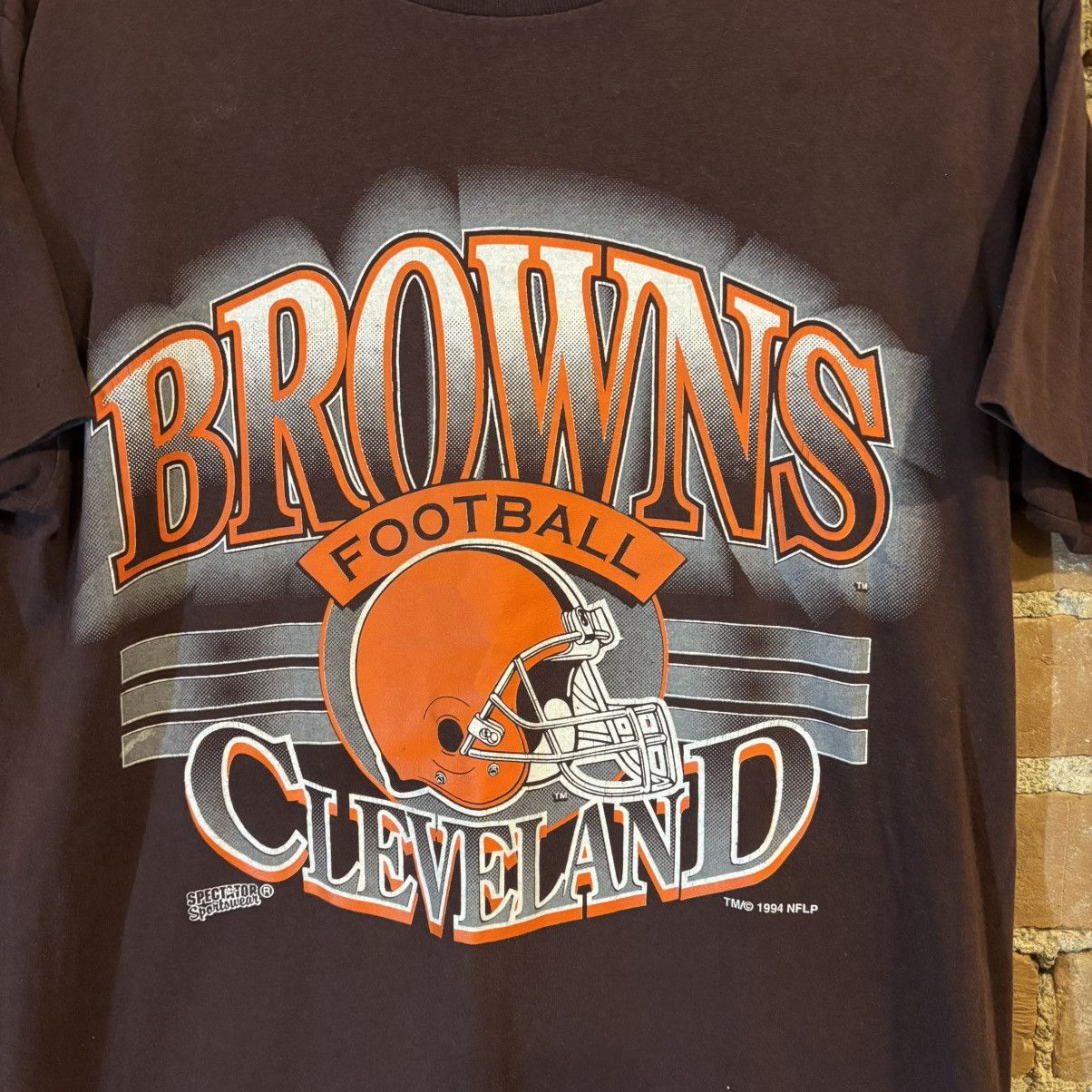 NFL × Vintage $60 Vintage 1994 Cleveland Browns Big Print Tshirt Size US M / EU 48-50 / 2 - 2 Thumbnail