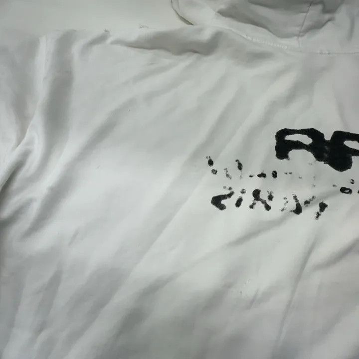 Other Balenciaga Balenciaga White Graphic Hoodie for Men -2507 Size US XL / EU 56 / 4 - 6 Thumbnail