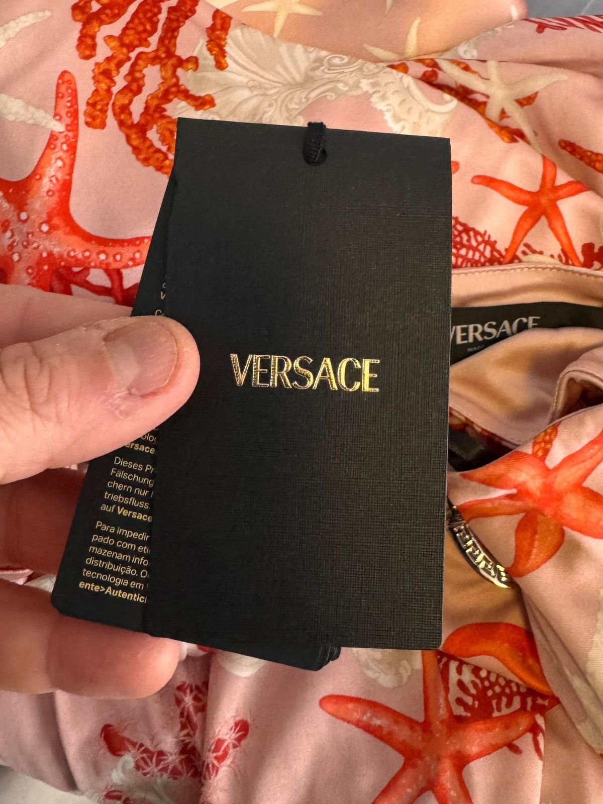 Versace Versace Marine Print Draped Skirt – Size IT 38 Size 26" / US 2 / IT 38 - 9 Thumbnail