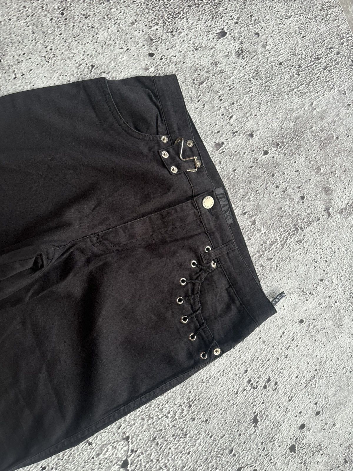 Le Grande Bleu (L.G.B.) Y2k rocobarocco black Lgb style pants Size US 28 / EU 44 - 5 Thumbnail