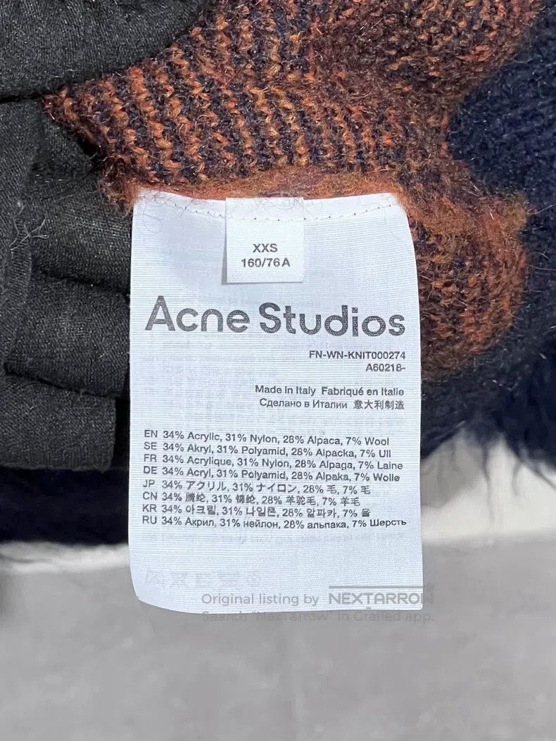 Acne Studios Acne Studios Orange and Yellow Colorblock Hooded Sweater J Size US XXS / EU 40 - 9 Thumbnail