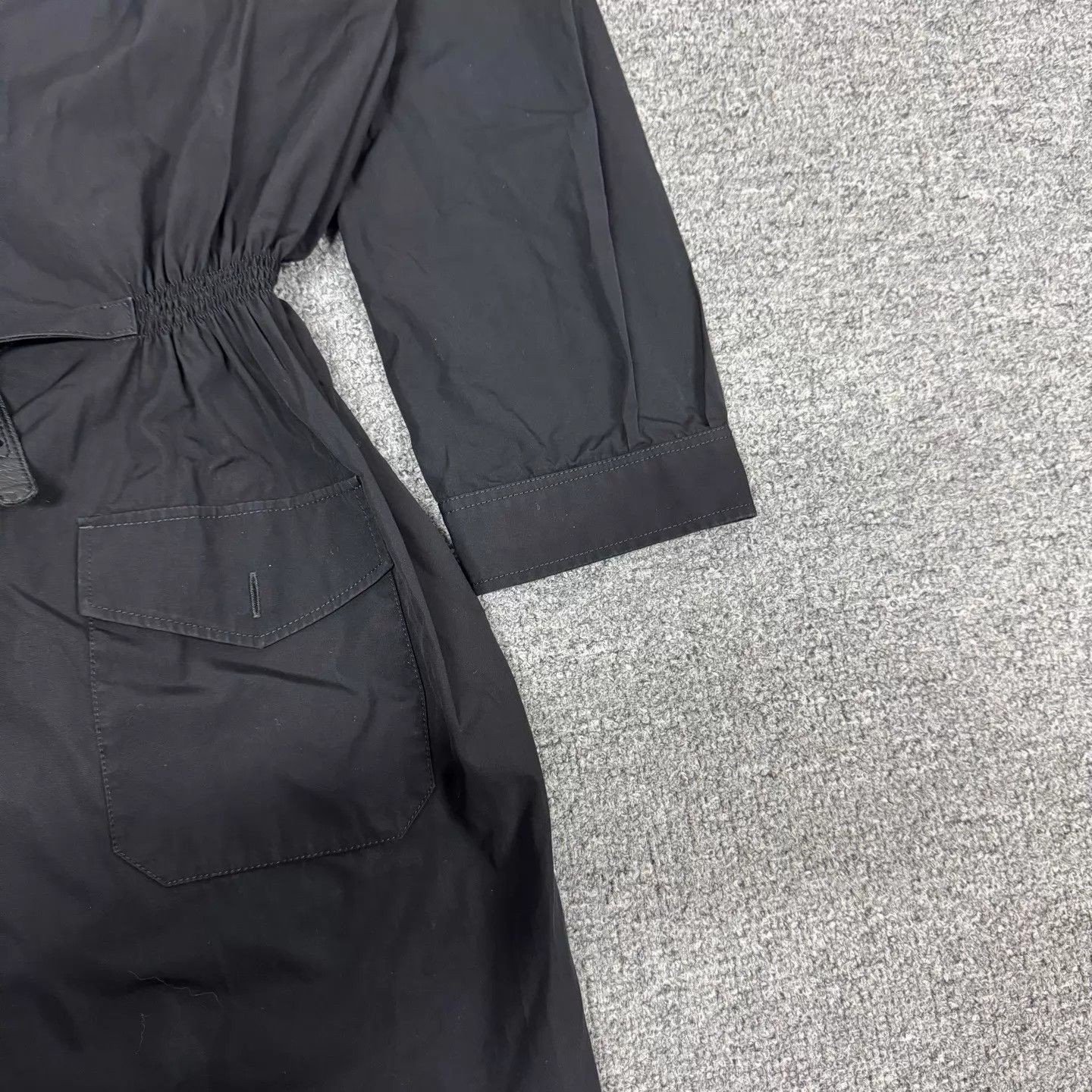 Prada Prada Women's Back Triangle Logo Waist-Cinched Dress 42 Size M / US 6-8 / IT 42-44 - 6 Thumbnail