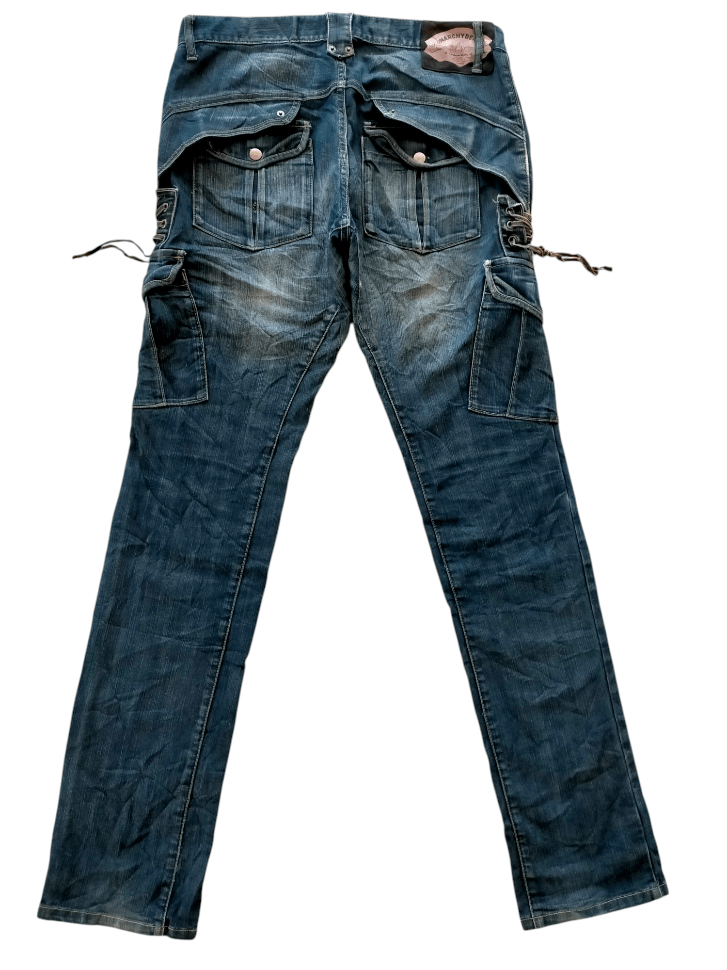 PPFM PPFM Japan Cargo Punk Style Denim Jeans Size US 32 / EU 48 - 4 Thumbnail