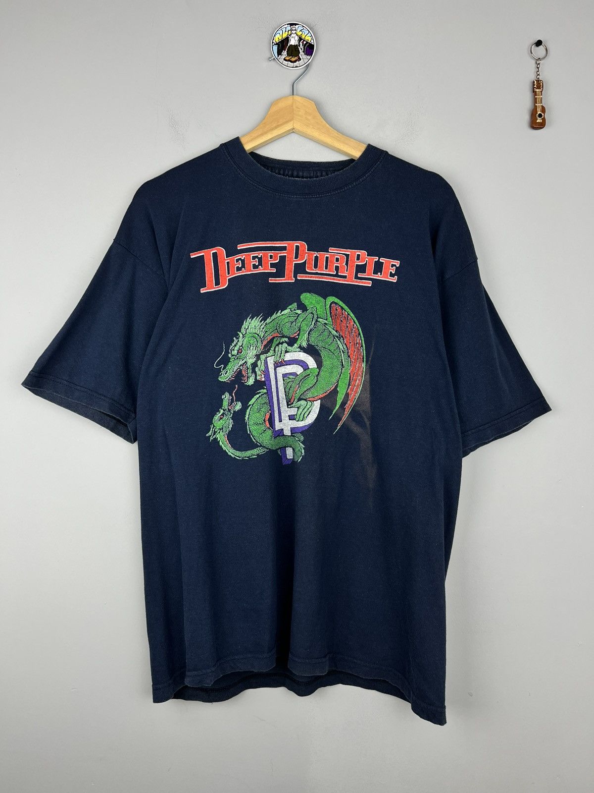 Band Tees × Vintage Rare Deep Purple 2003 Bananas Tour Dragon Logo vintage Size US XL / EU 56 / 4 - 1 Thumbnail