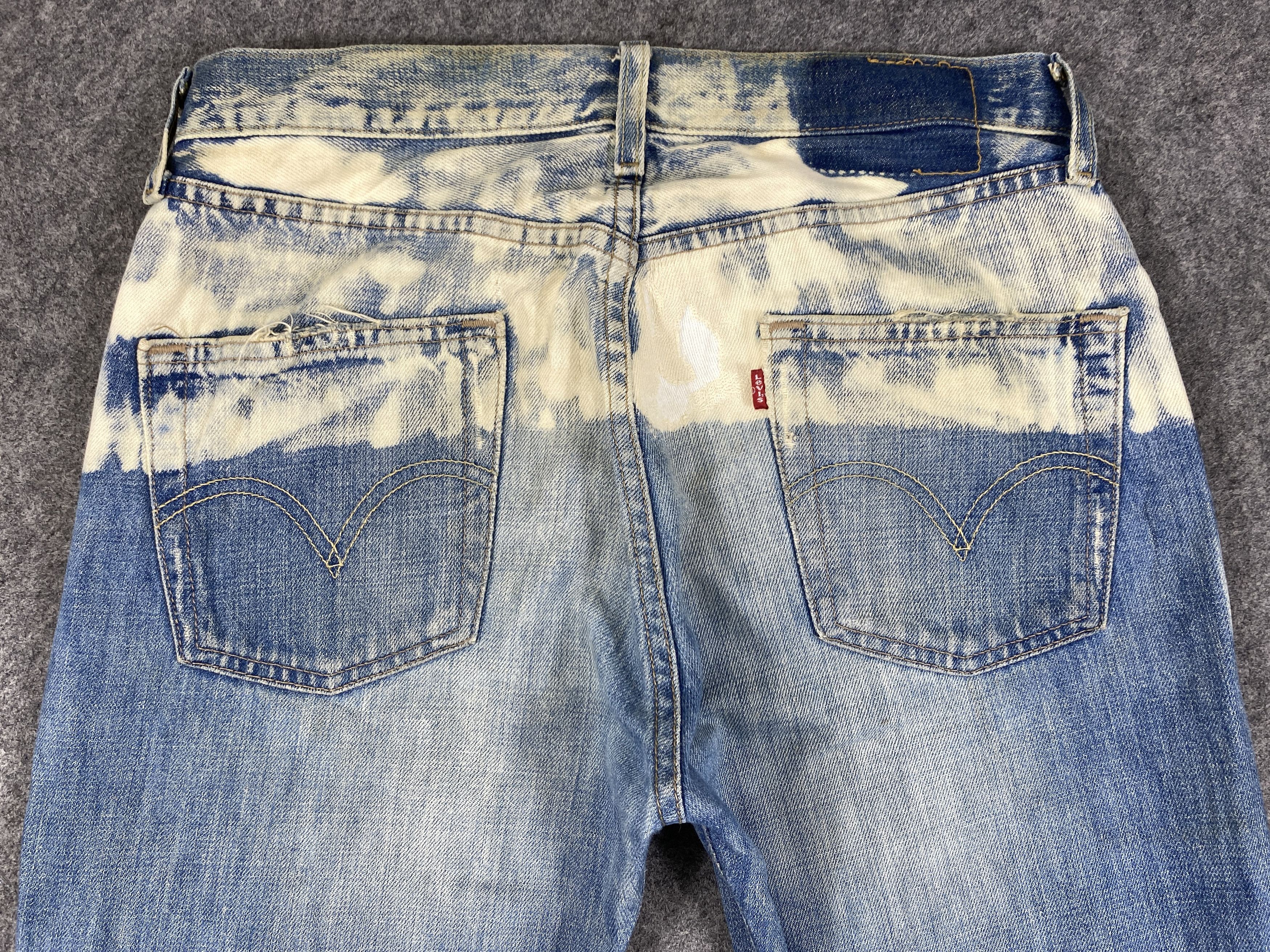 Levi's Faded Blue Vintage Levis 501 Jeans 32x26.5- JN3111 Size US 32 / EU 48 - 4 Thumbnail