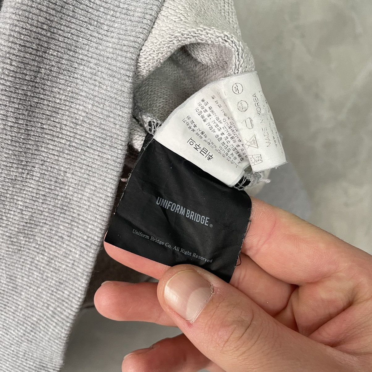 Japanese Brand × Uniform Bridge Uniform Bridge Basic Heavyweight Crewneck Sweatshirt Size US M / EU 48-50 / 2 - 10 Thumbnail